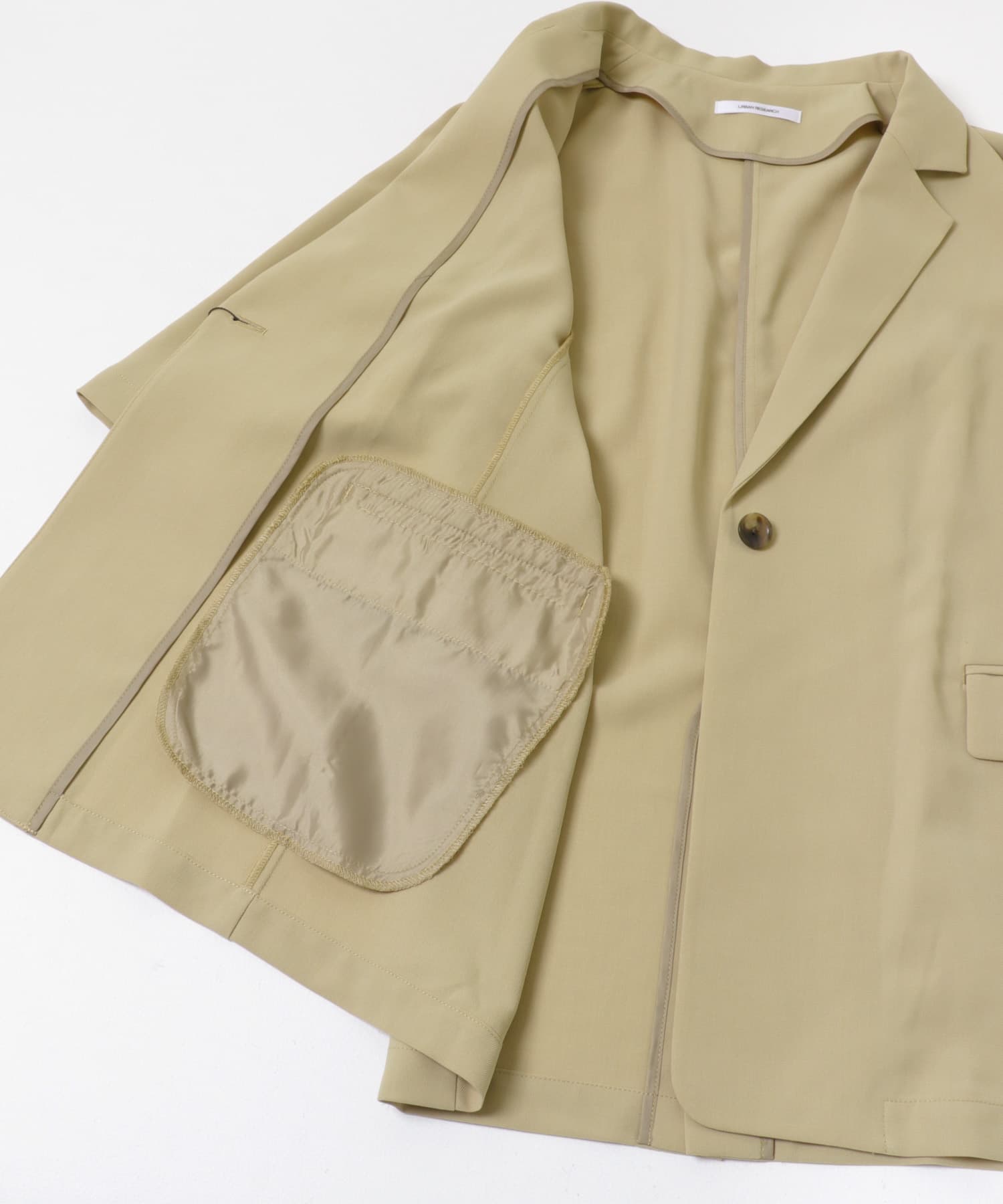 『UR TECH DRYLUXE』ハーフスリーブジャケット BEIGE Free