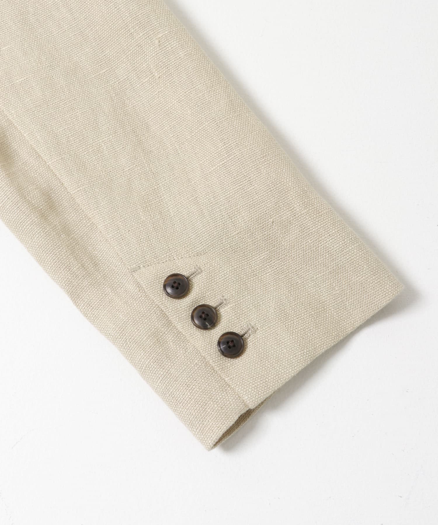 オックスリネンテーラードジャケット L.BEIGE Free