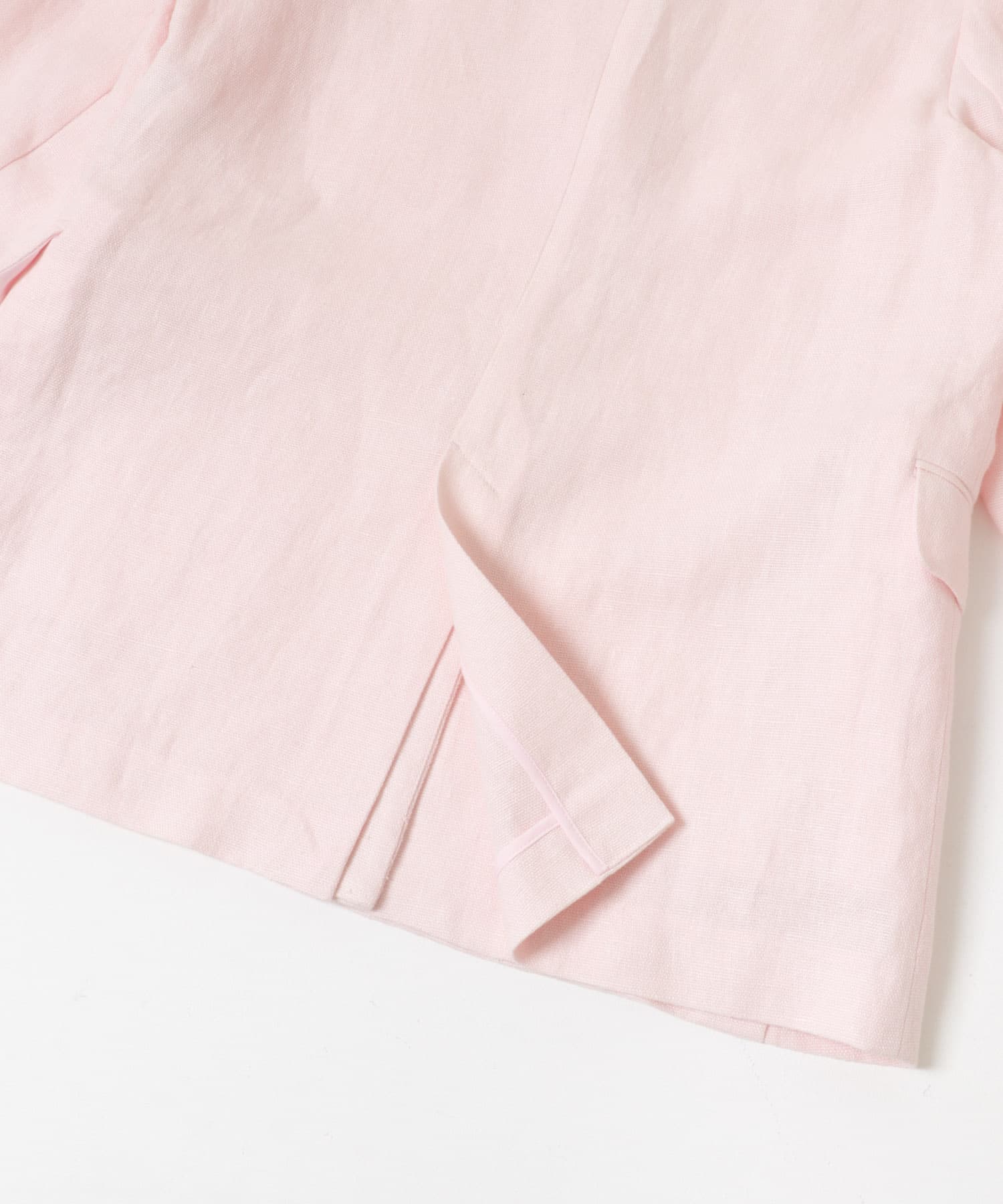 オックスリネンテーラードジャケット L.PINK Free