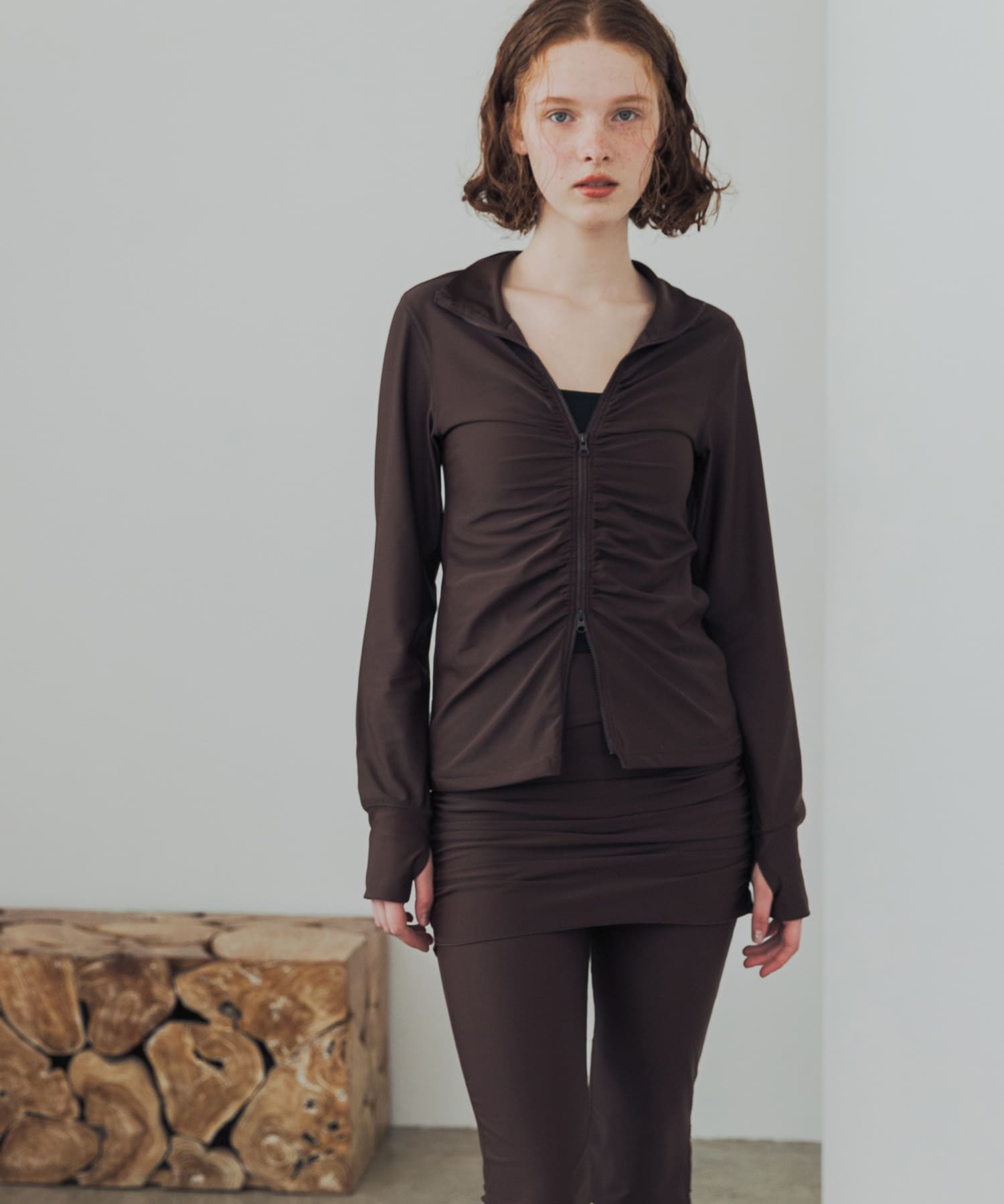 『UVカット』『一部WEB限定カラー』Swim URBAN RESEARCH　スイム フロントギャザーラッシュガード