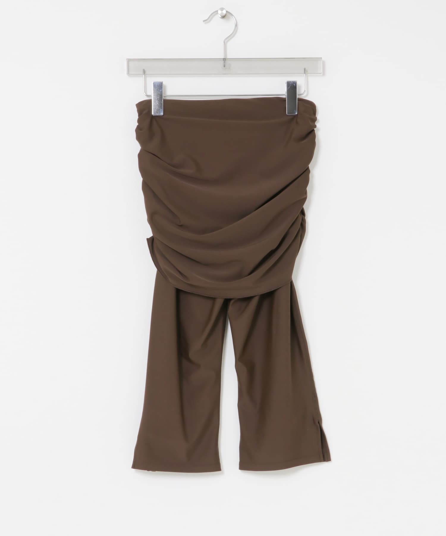 『UVカット』『一部WEB限定カラー』Swim URBAN RESEARCH　スイム スカートドッキングレギンス BROWN S/M