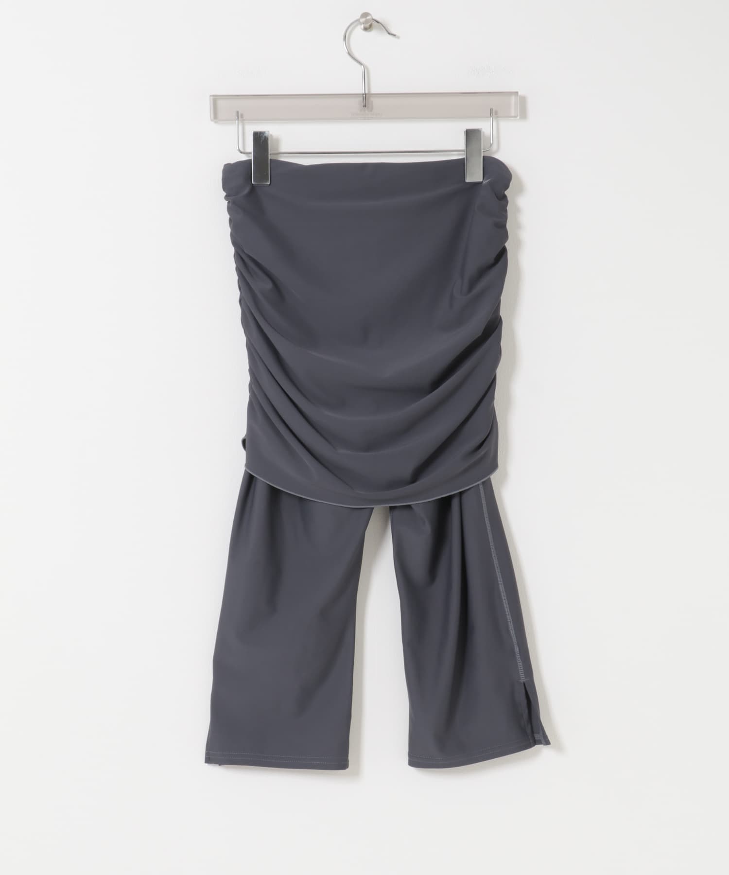 『UVカット』『一部WEB限定カラー』Swim URBAN RESEARCH　スイム スカートドッキングレギンス GRAYNAVY S/M