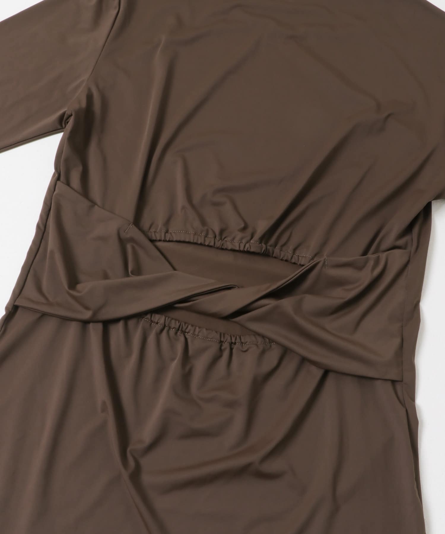『UVカット』Swim URBAN RESEARCH　スイム カットアウトプルオーバー BROWN Free