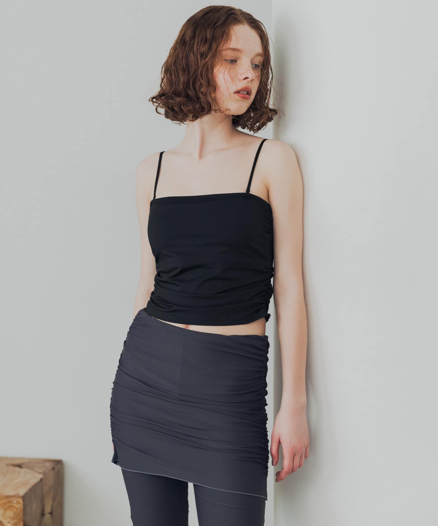 『UVカット』Swim URBAN RESEARCH　スイム サイドギャザーブラトップ