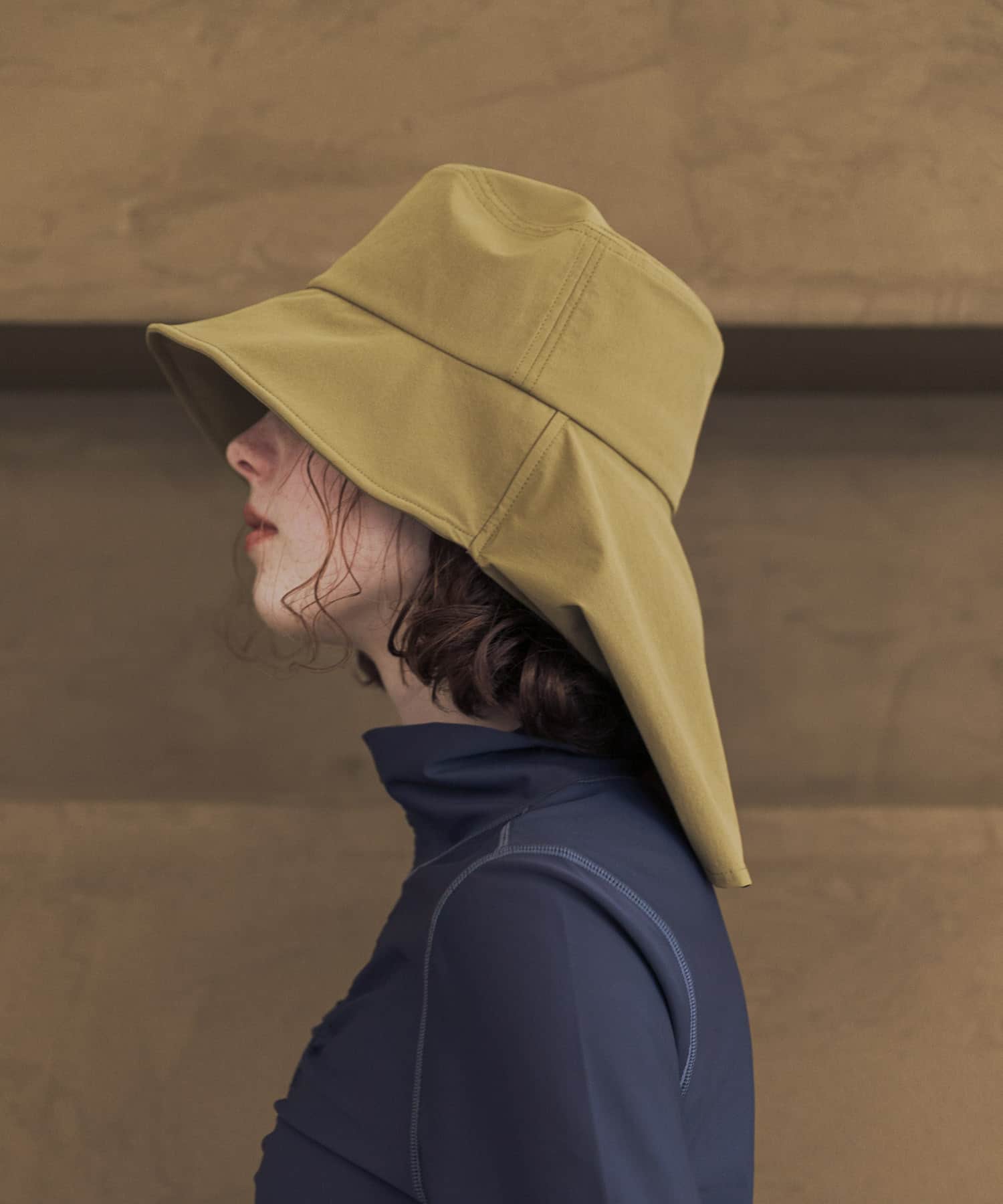 『UVカット/撥水』SUN HAT BEIGE -