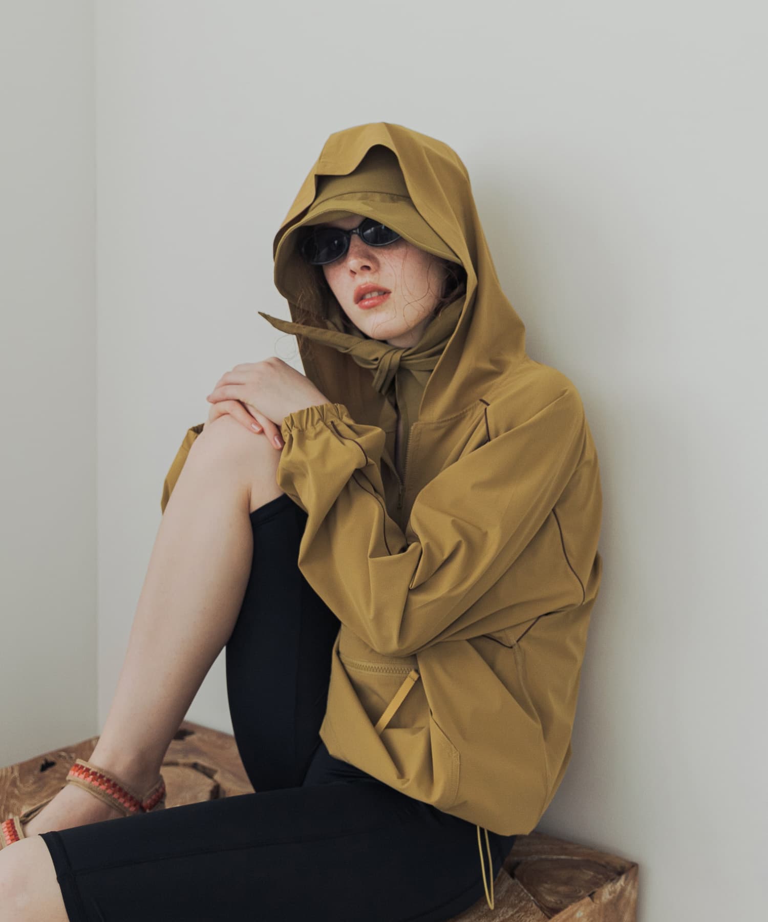 『UVカット/撥水』SUN HAT BEIGE -