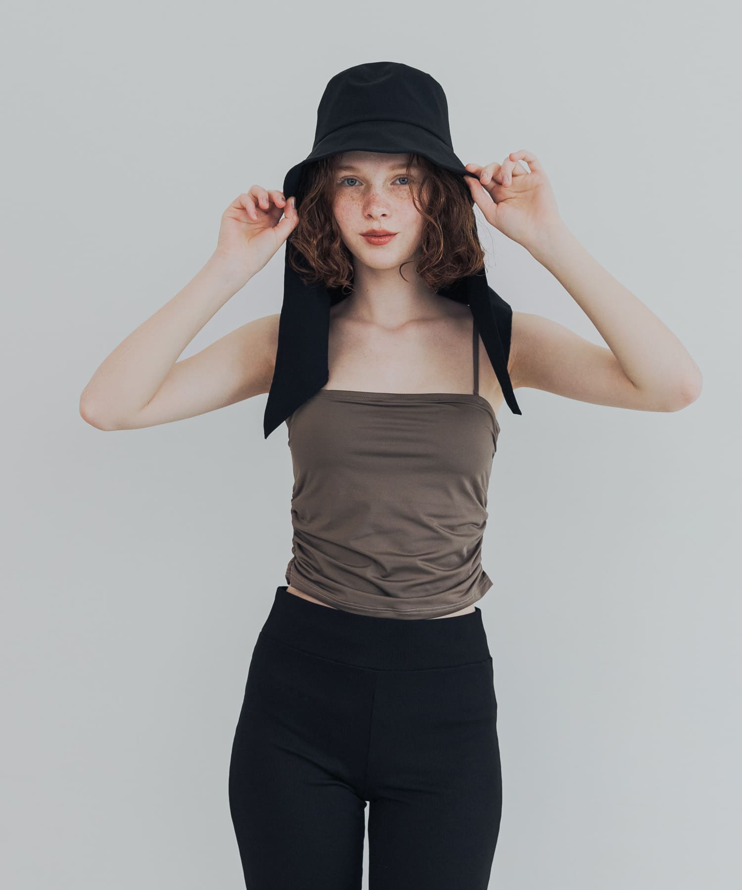 『UVカット/撥水』SUN HAT BLACK -
