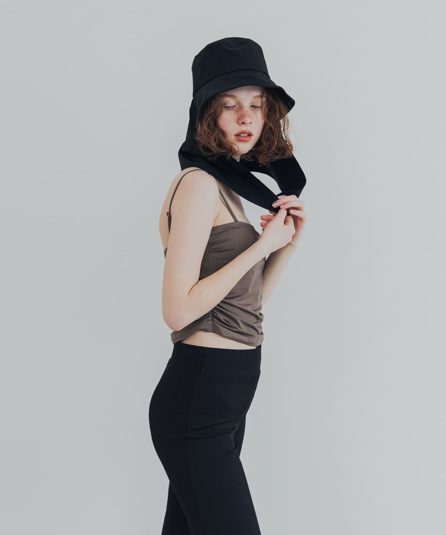 『UVカット/撥水』SUN HAT BLACK -