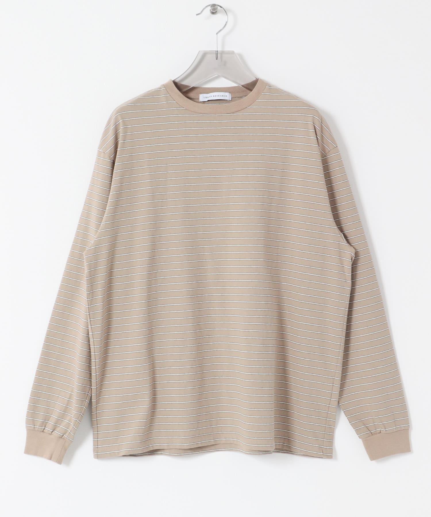 MULTI BORDER T-SHIRTS BEIGE M