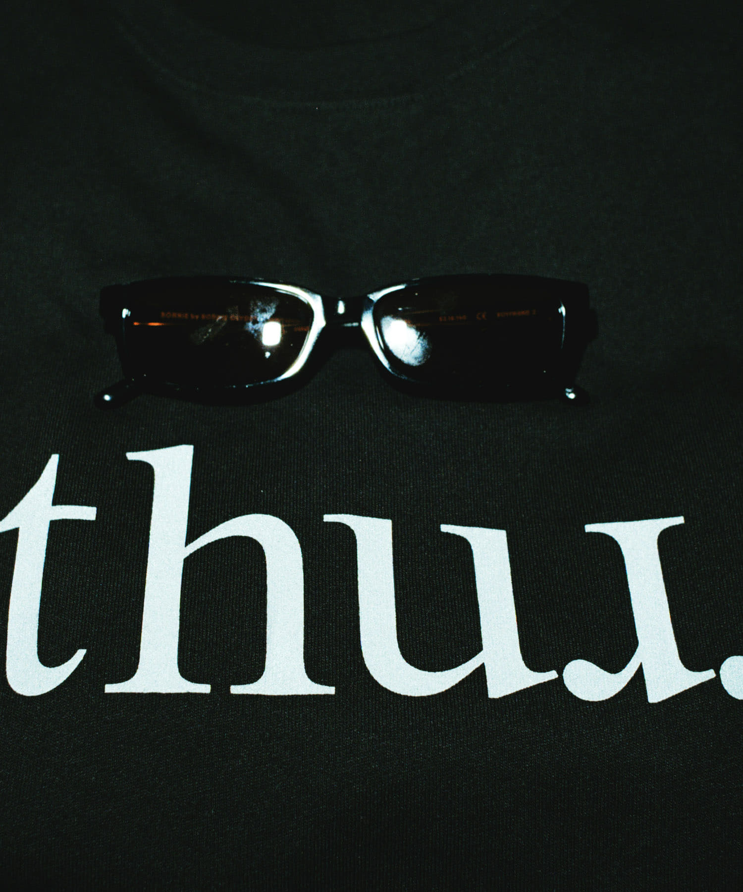 thur. logo SHORT-SLEEVE T-SHIRTS BLACK M