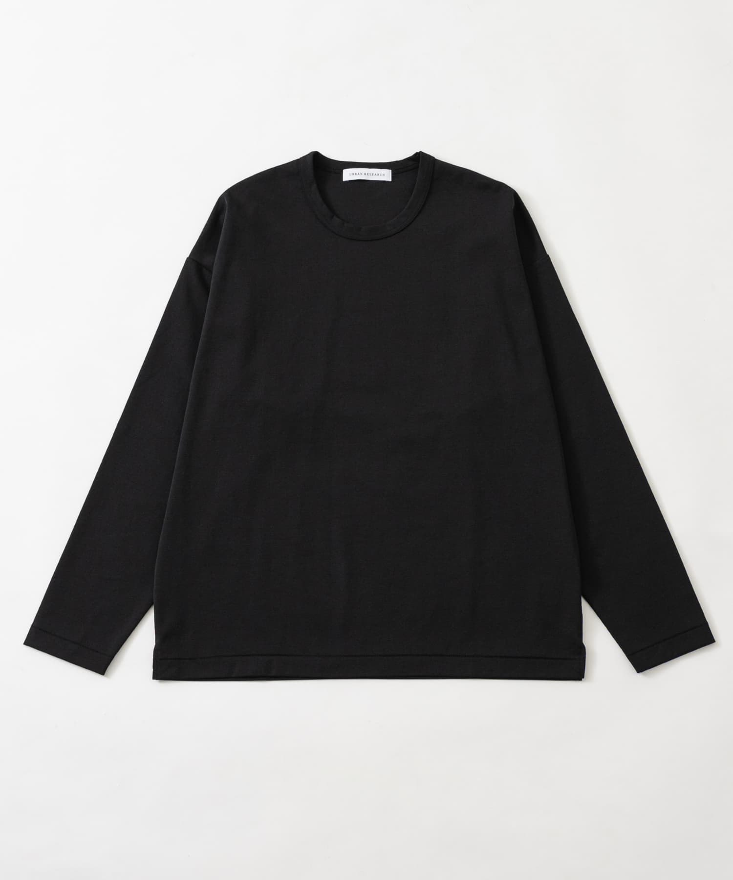 COTTON NYLON SMOOTHY LONG-SLEEVE BLACK S