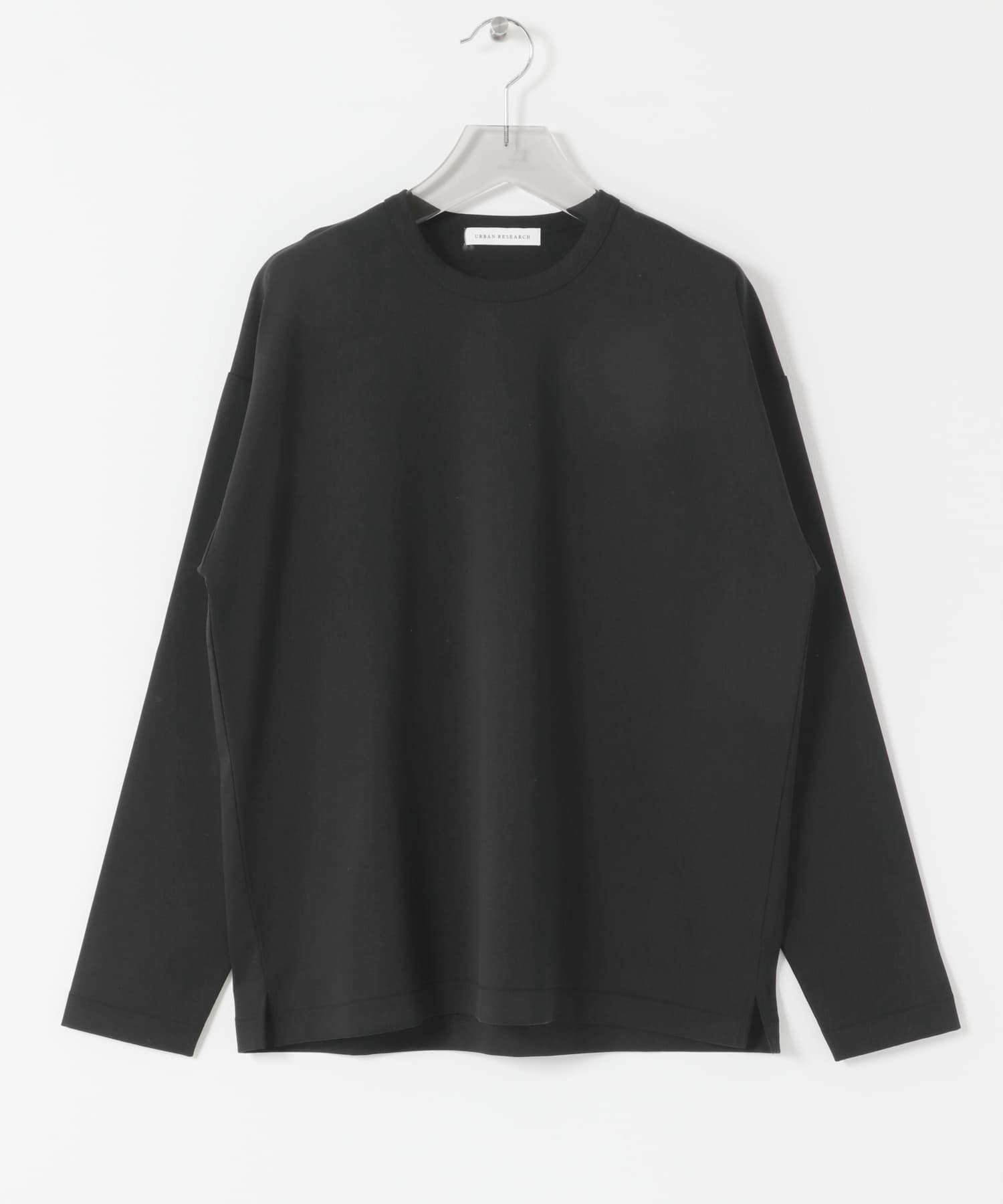 COTTON NYLON SMOOTHY LONG-SLEEVE BLACK S