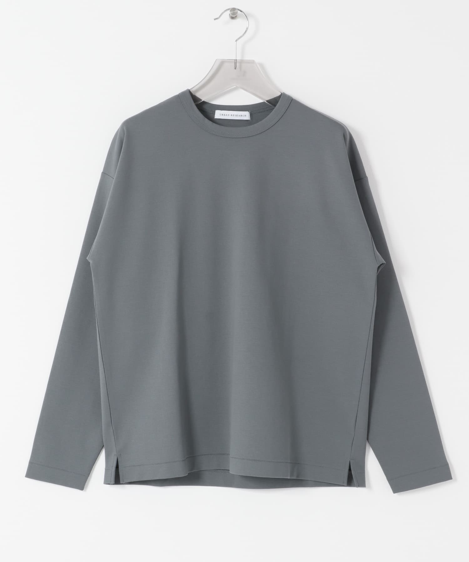 COTTON NYLON SMOOTHY LONG-SLEEVE GRAY S