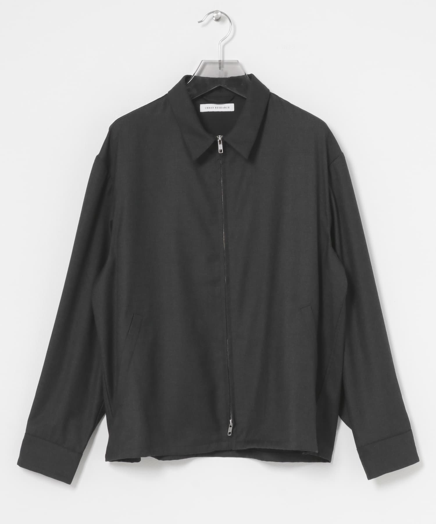 WOOL BLEND SPORTS JACKET CHARCOAL M
