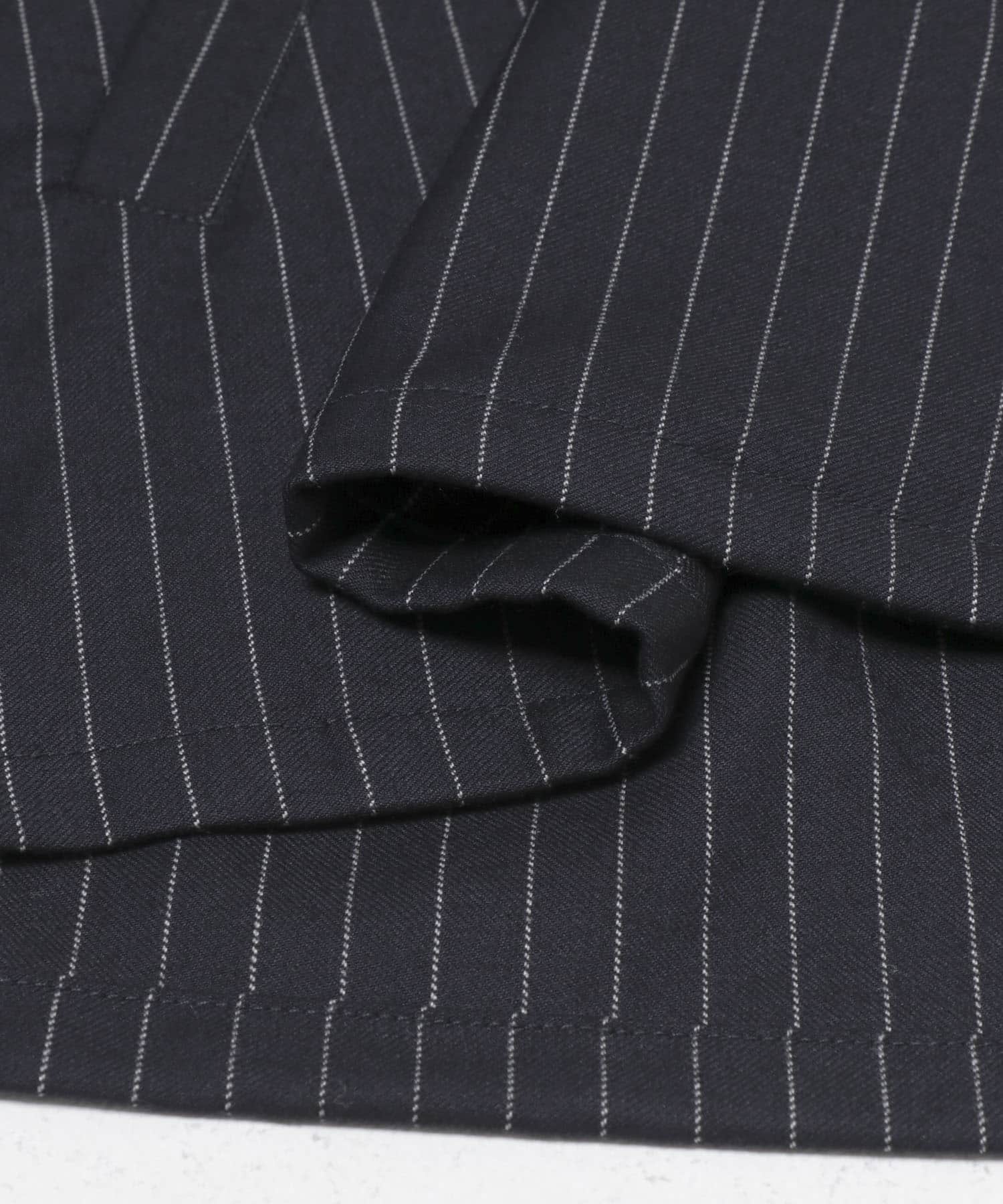 WOOL BLEND SPORTS JACKET NVY STRIPE M