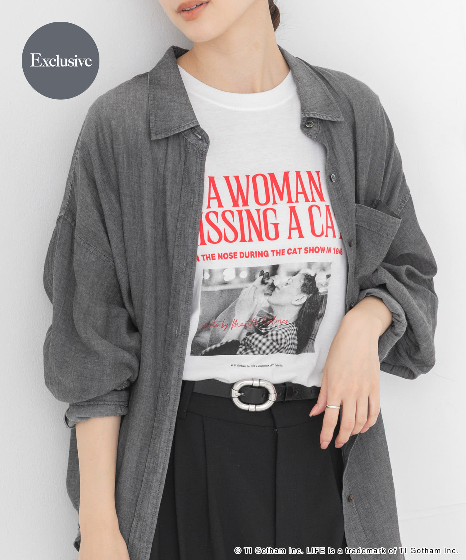 『別注』GOOD ROCK SPEED×URBAN RESEARCH　CAT T-SHIRTS