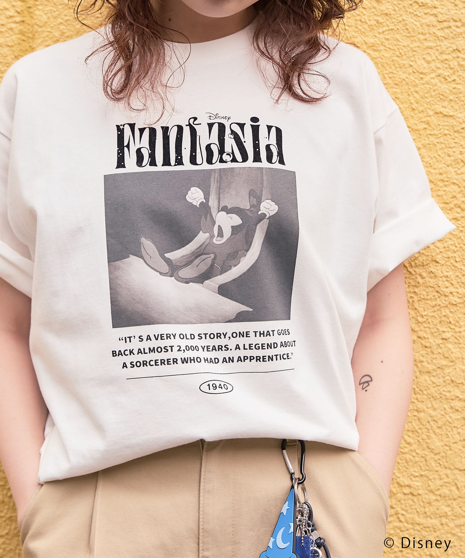 別注/Disney/プリントT-SHIRTS OFF-1 M