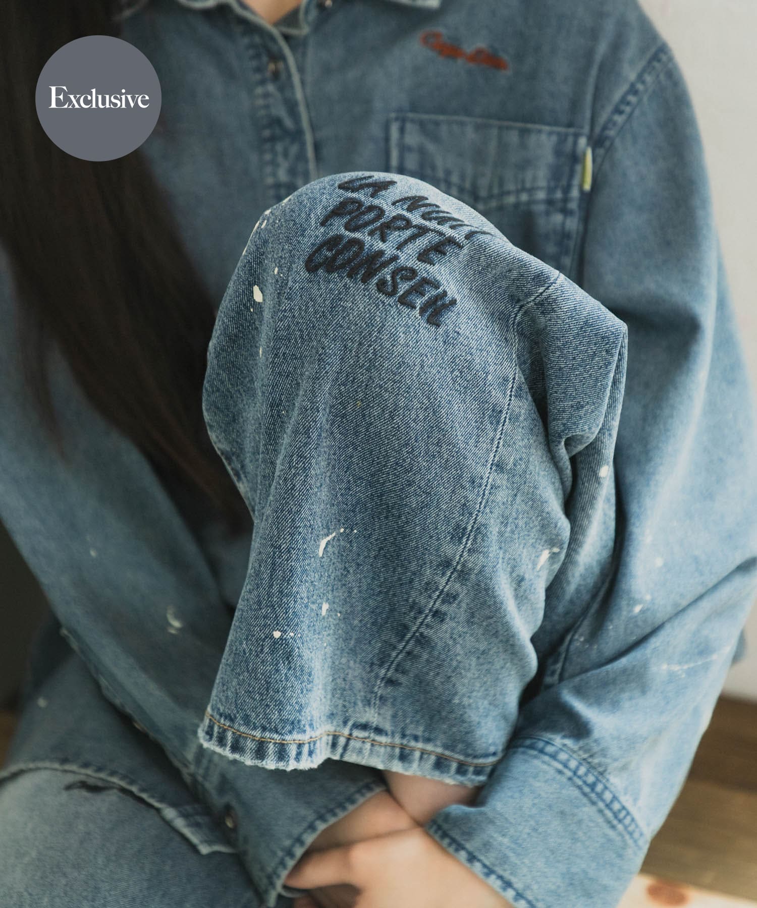 別注』PICCADILLY×URBAN RESEARCH 刺繍デニムパンツ(36 LT INDIGO