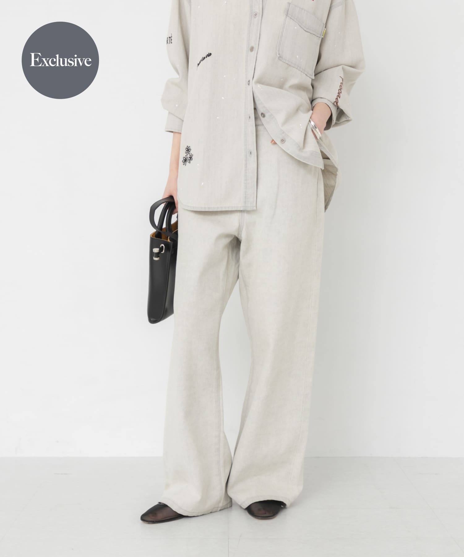 『別注』PICCADILLY×URBAN RESEARCH　デニムストレートパンツ