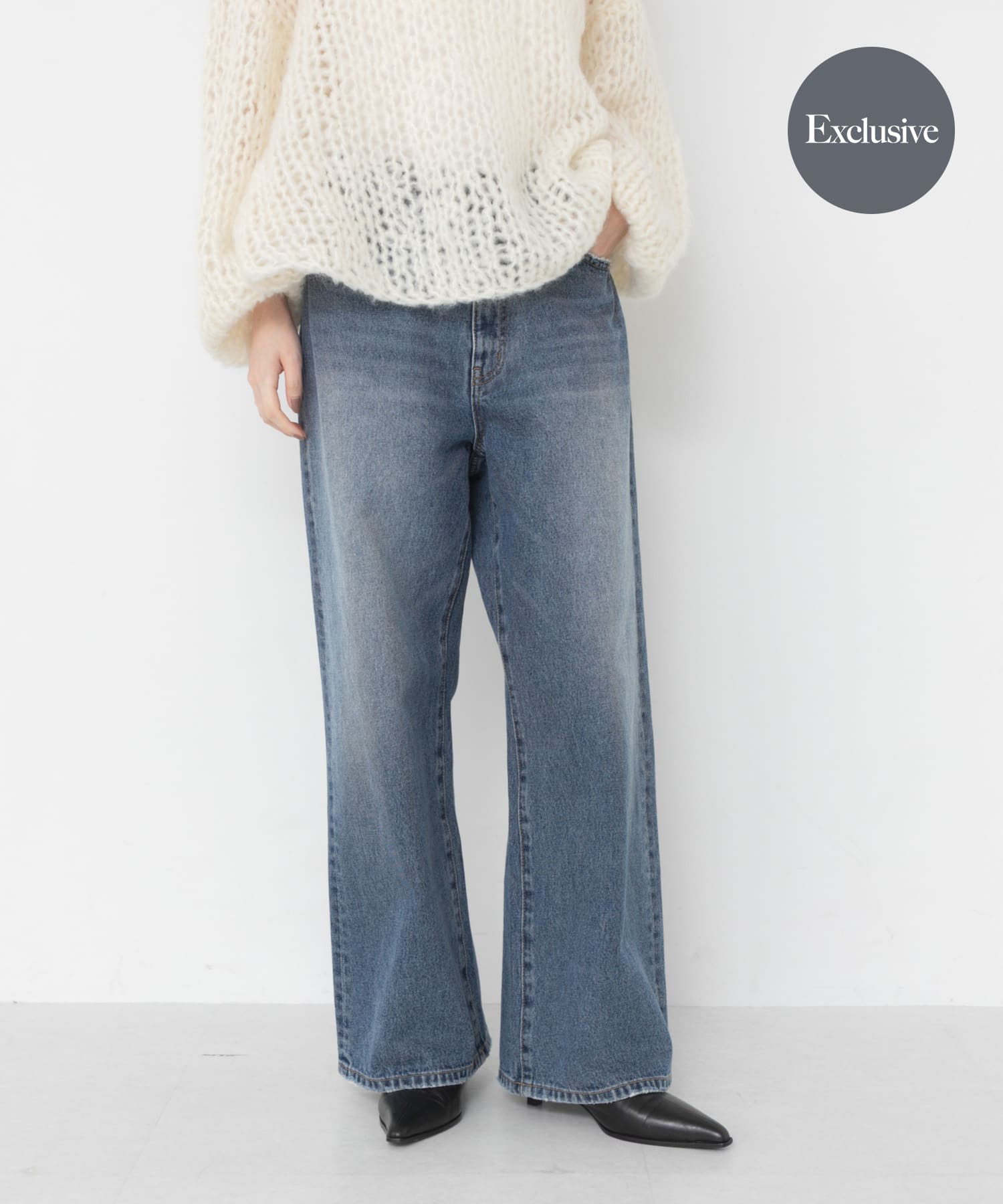 『別注』PICCADILLY×URBAN RESEARCH　デニムストレートパンツ