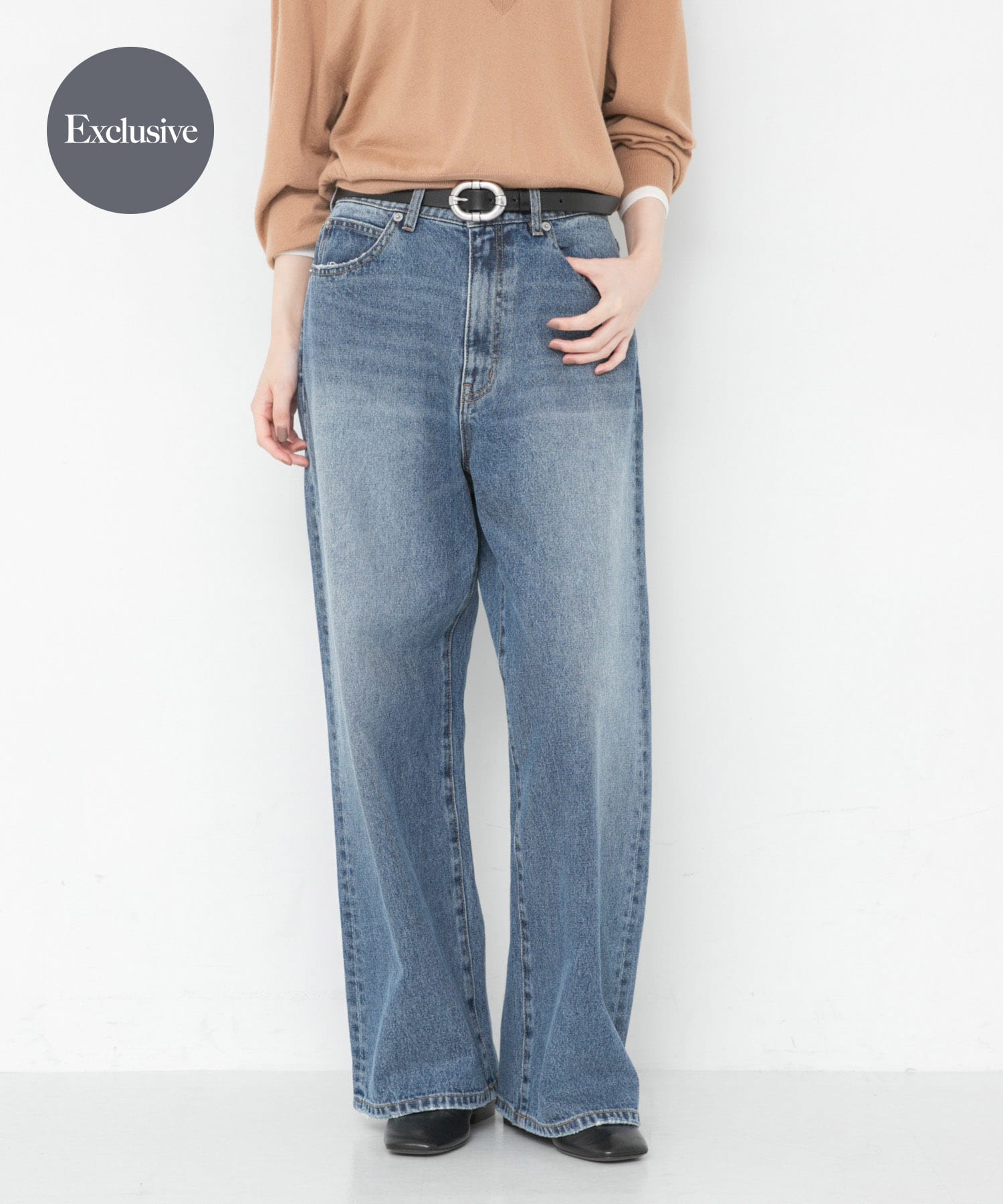『別注』PICCADILLY×URBAN RESEARCH　デニムストレートパンツ