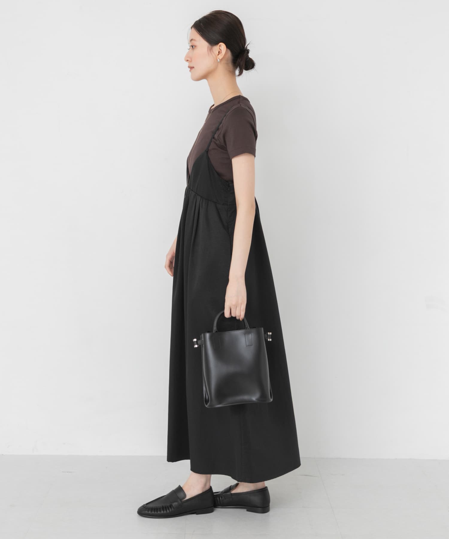 タックギャザーキャミワンピース(Free BLACK): ワンピース｜URBAN