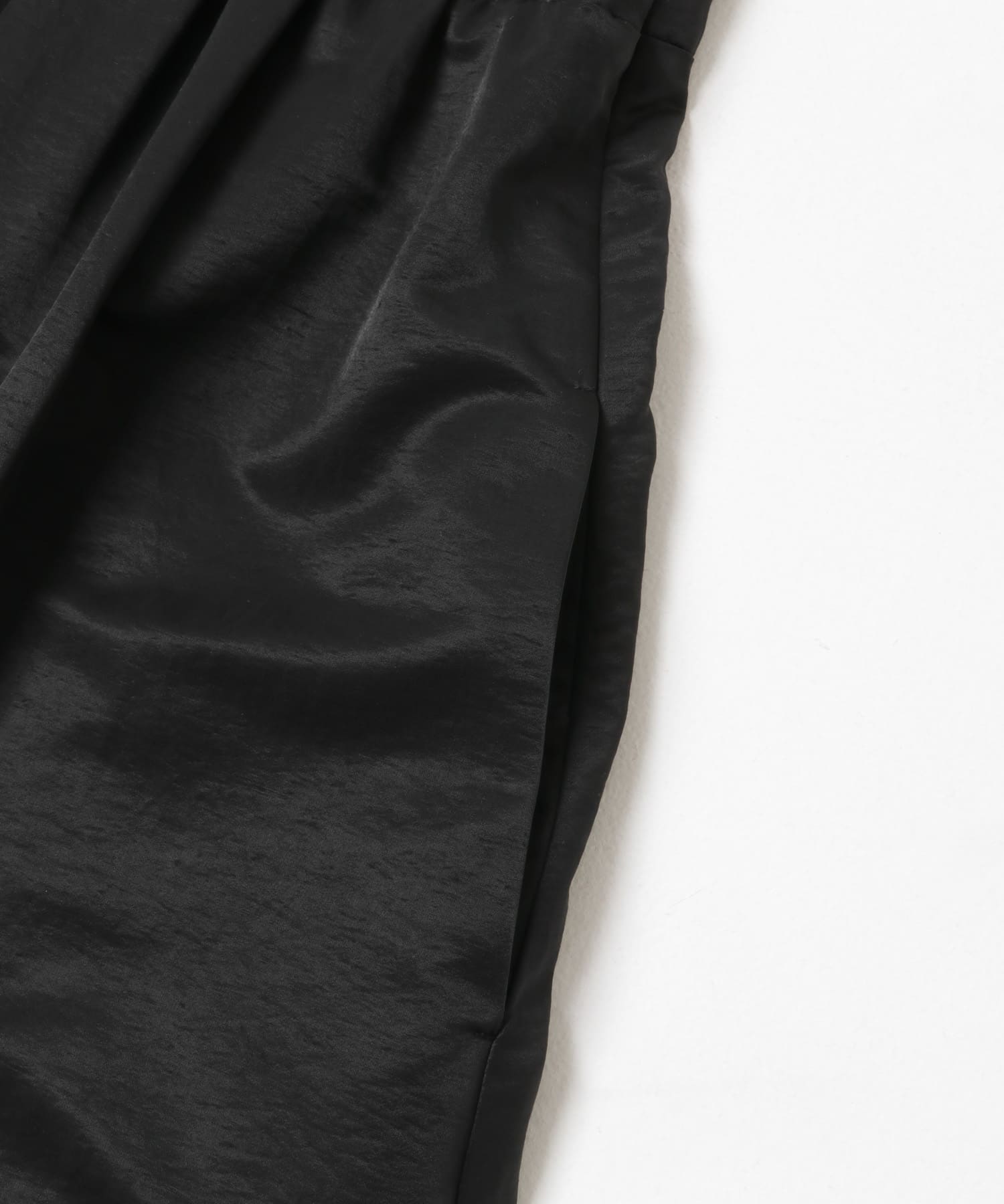 タックギャザーキャミワンピース BLACK Free