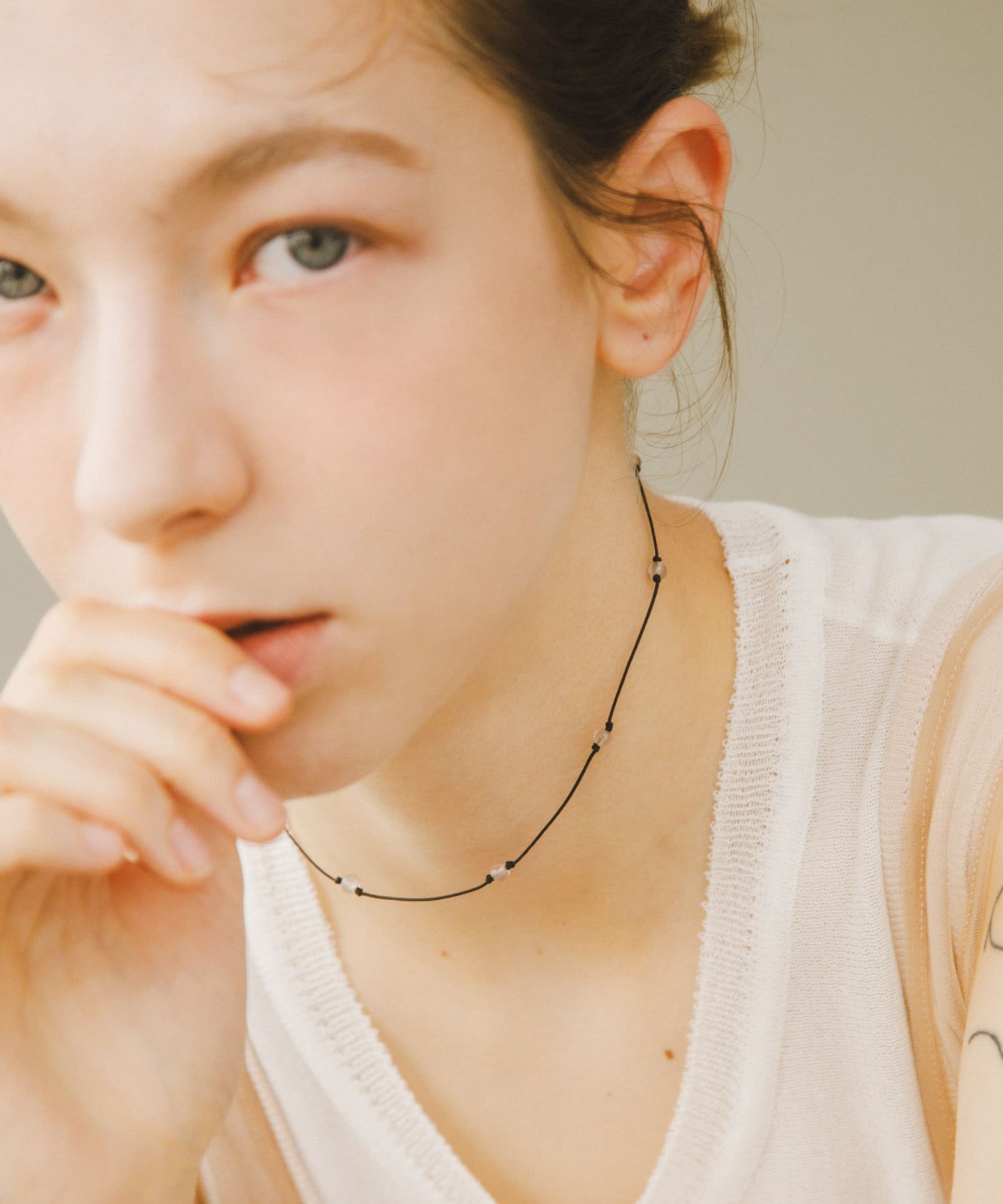 decor『デコール』　ROW CODE NECKLACE