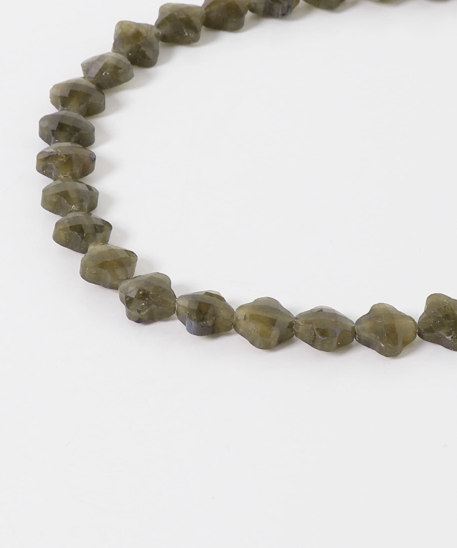 decor『デコール』　FLOWER GEM NECKLACE GRAY -