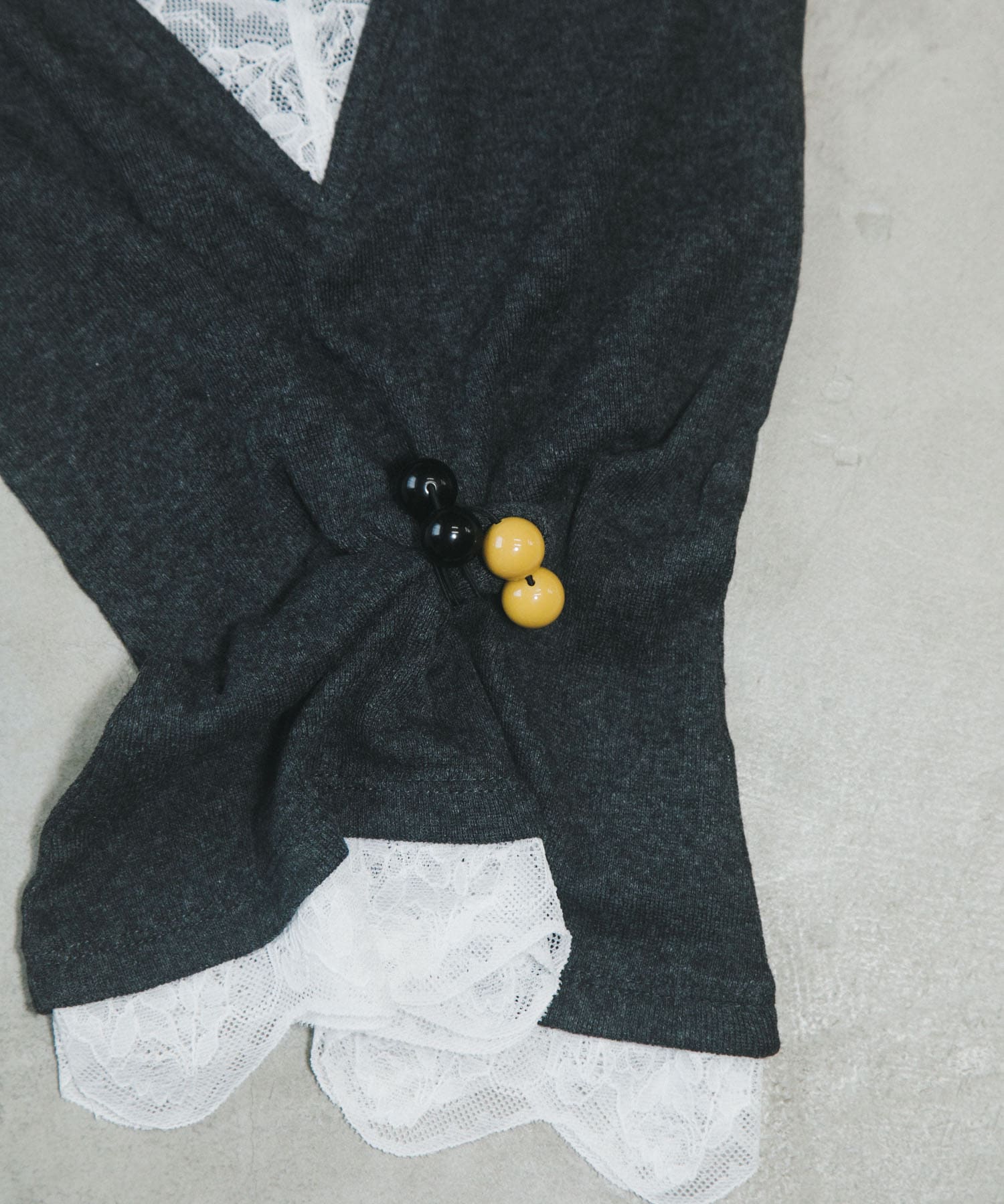decor『デコール』　SET HAIR TIE CARAMEL/BK -