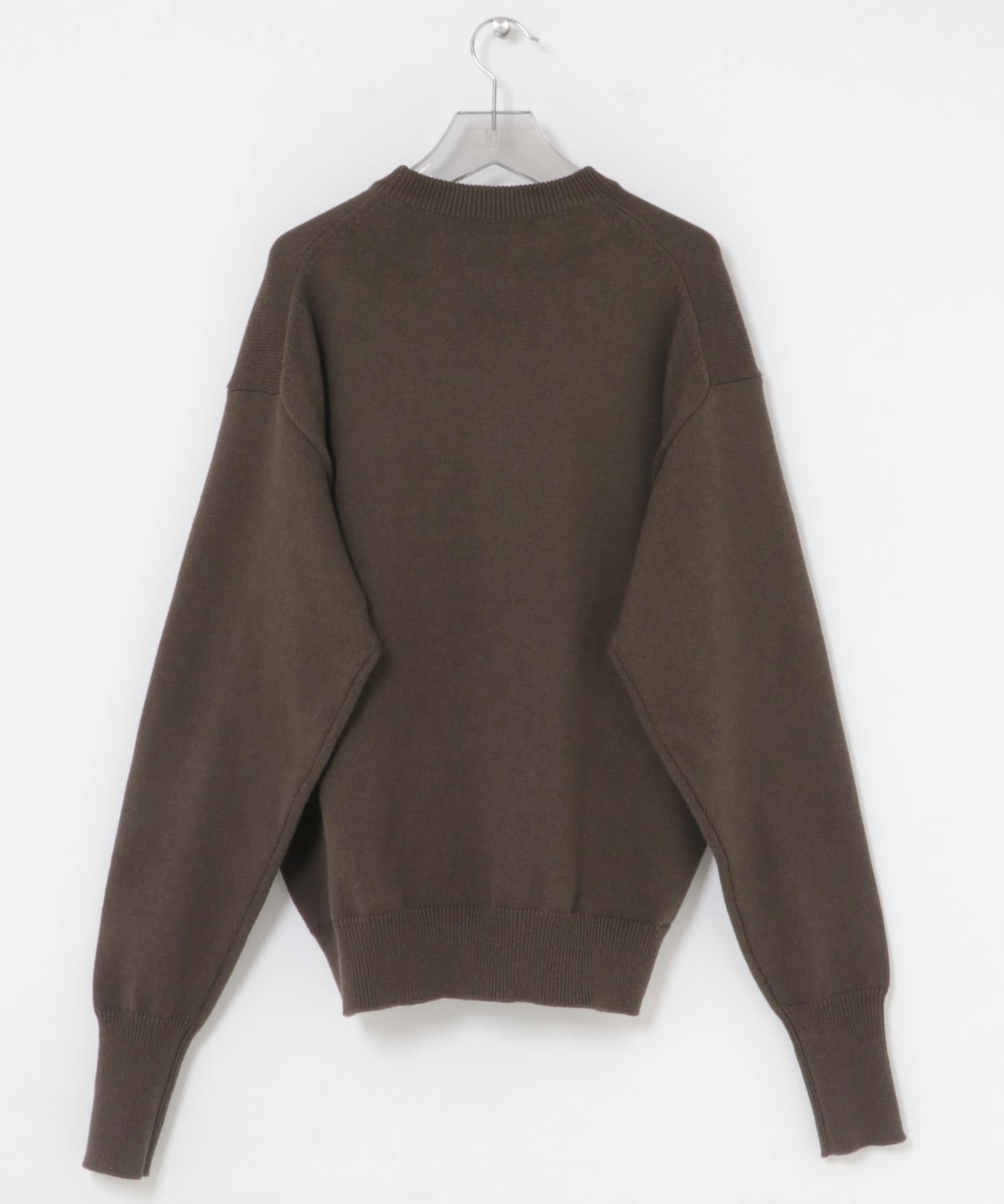 COTTON CASHMERE CREW NECK KNIT(M BROWN): トップス｜URBAN RESEARCH
