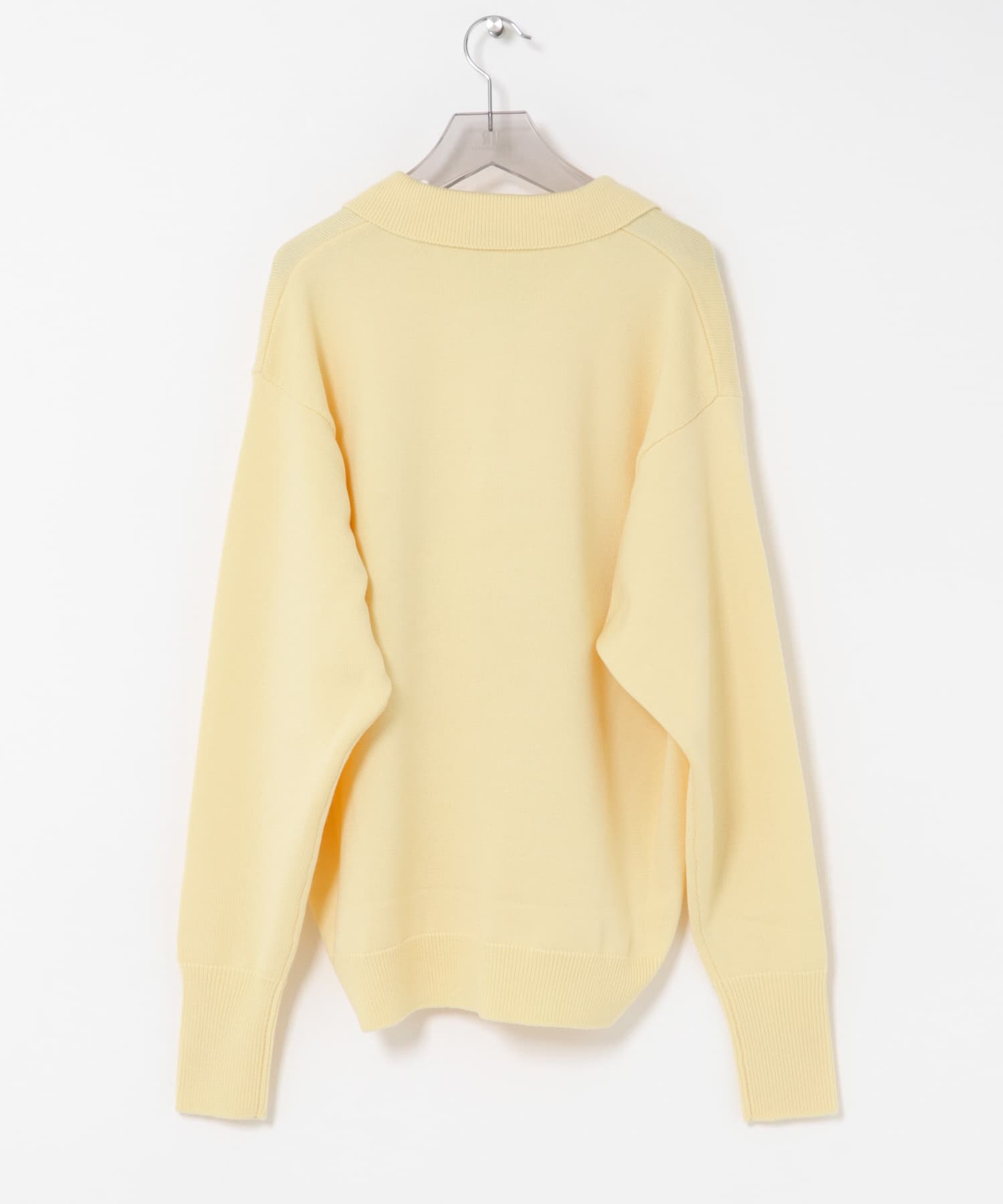 CASHFEEL MID SKIPPER KNIT YELLOW BEG M