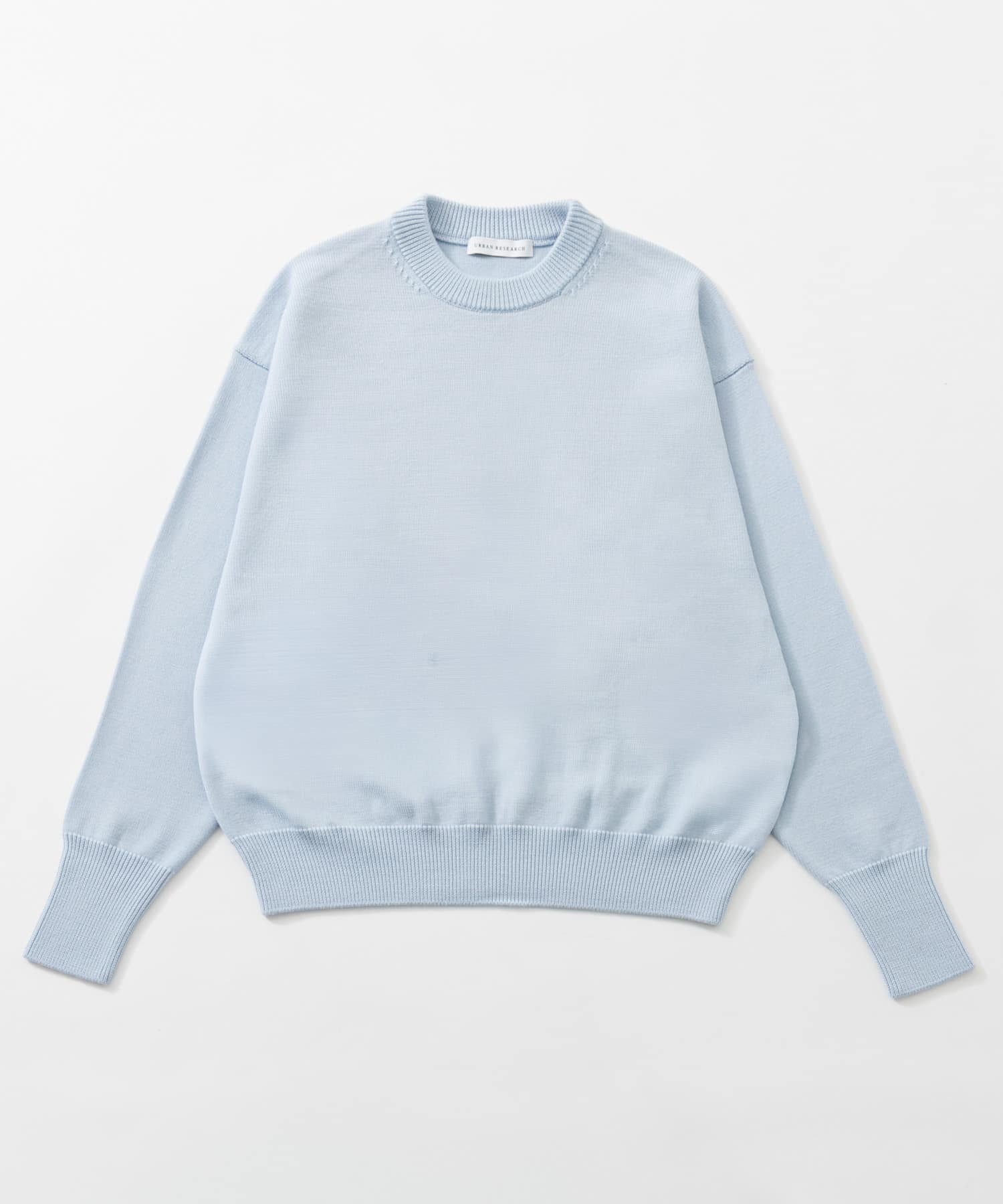CASHFEEL MID CREW-NECK KNIT