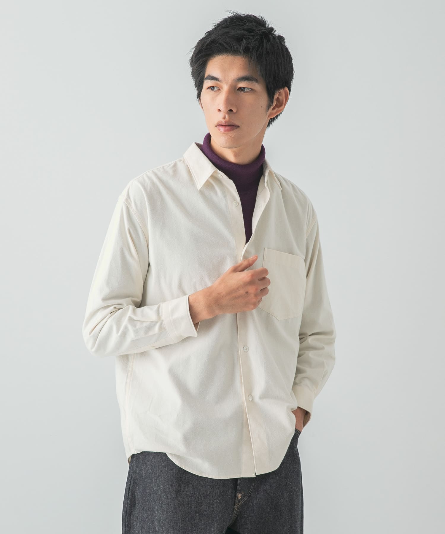 『UR TECH』BRUSHED TWILL SHIRTS