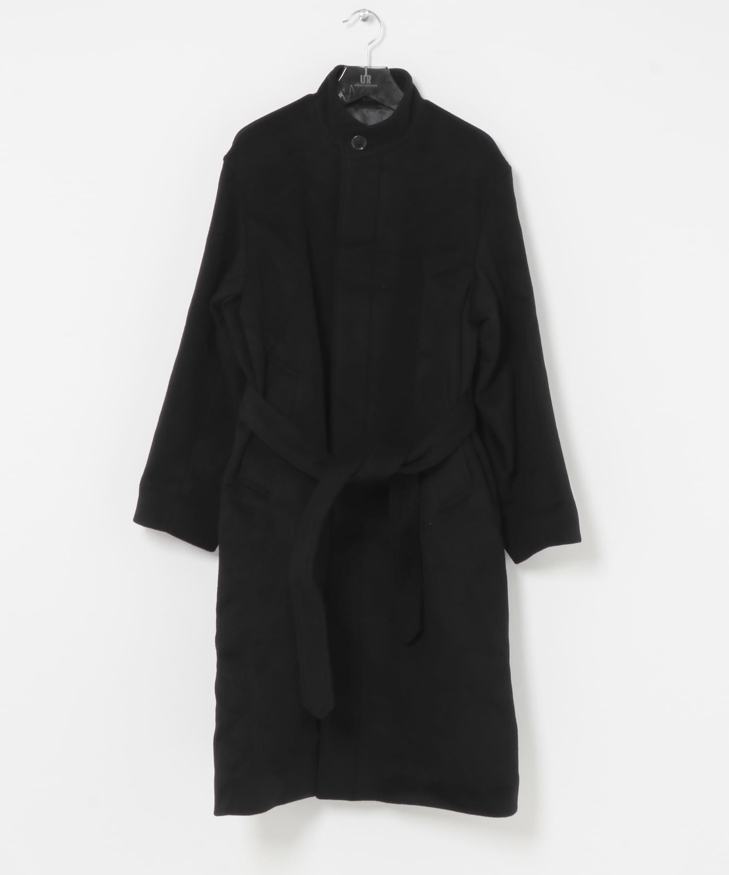 WOOL STAND COLLAR COAT
