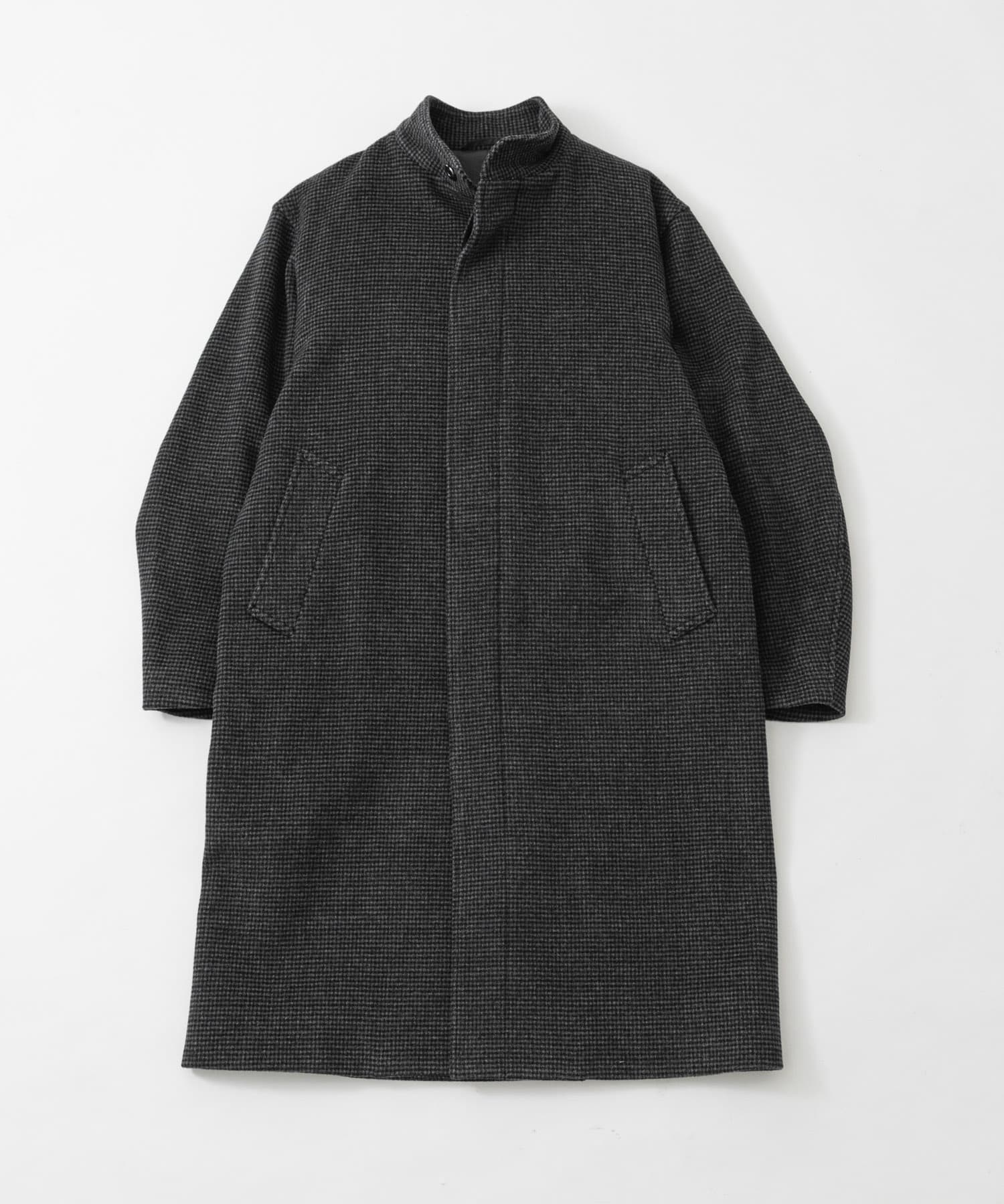 WOOL STAND COLLAR COAT(M BLACKCHECK): アウター｜URBAN RESEARCH公式