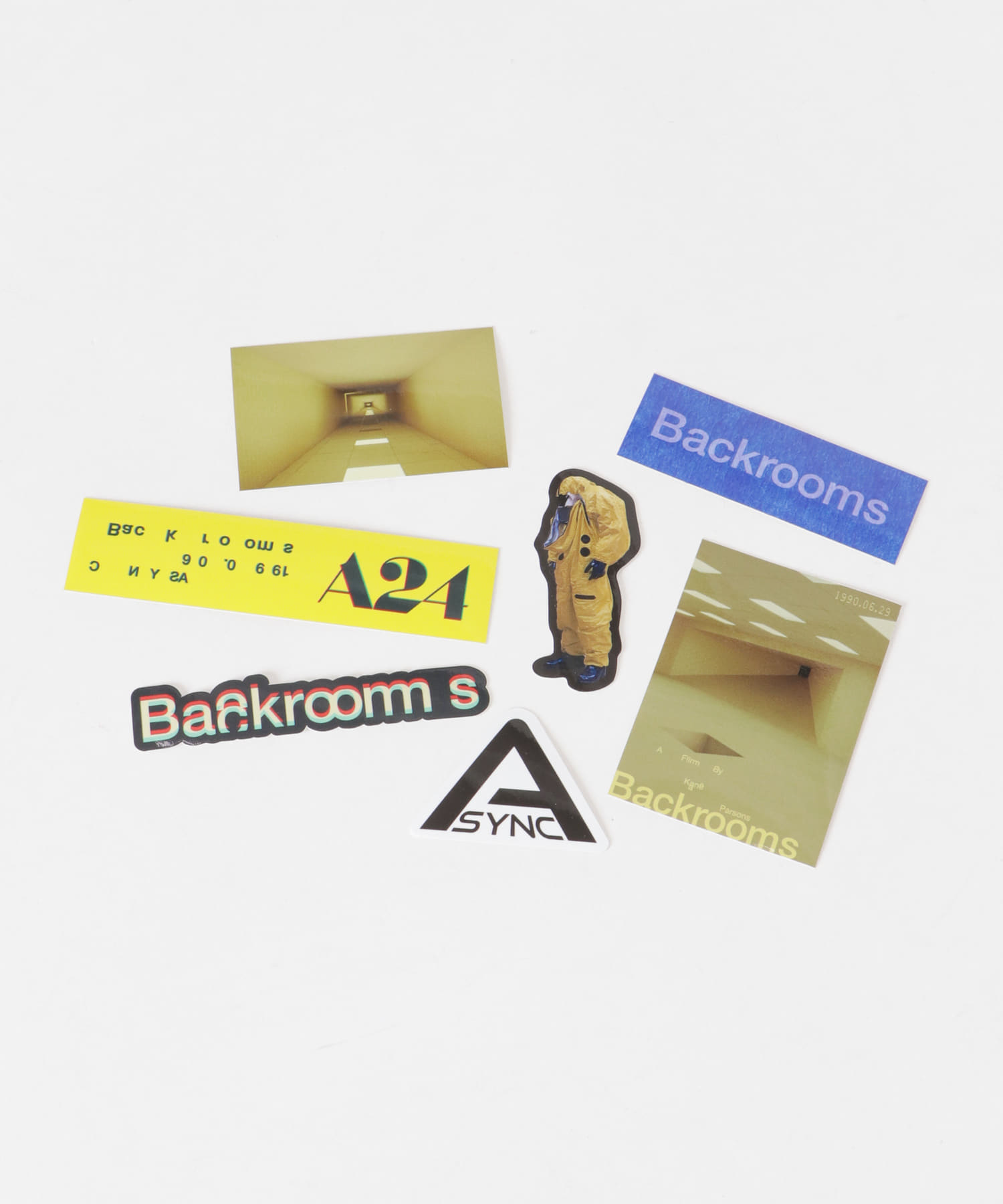 URBAN RESEARCH×Backrooms×A24　Flake Stickers