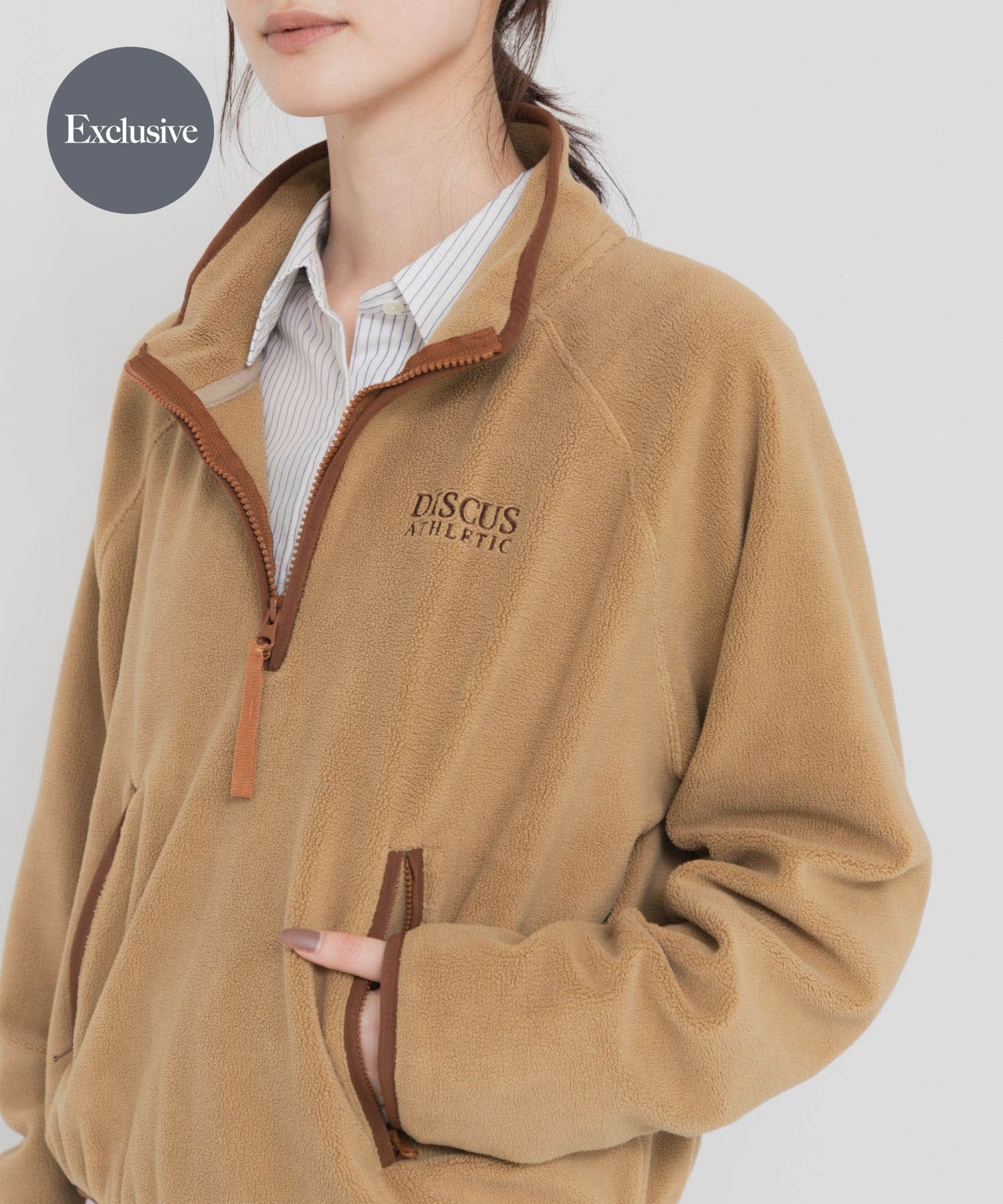 『別注』DISCUS ATHLETIC×URBAN RESEARCH　FLEECE ANORAK