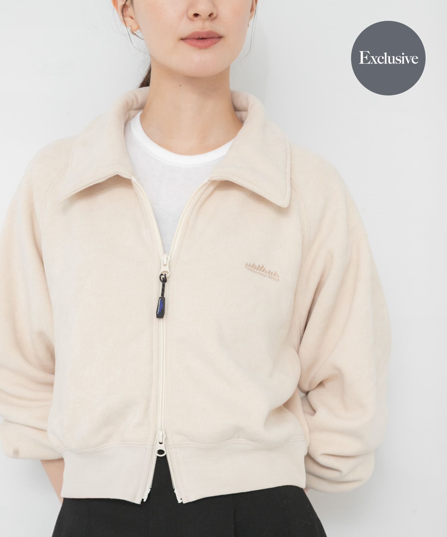 『別注』THOUSAND MILE×URBAN RESEARCH　KNIT FLEECE ZIP PARKA