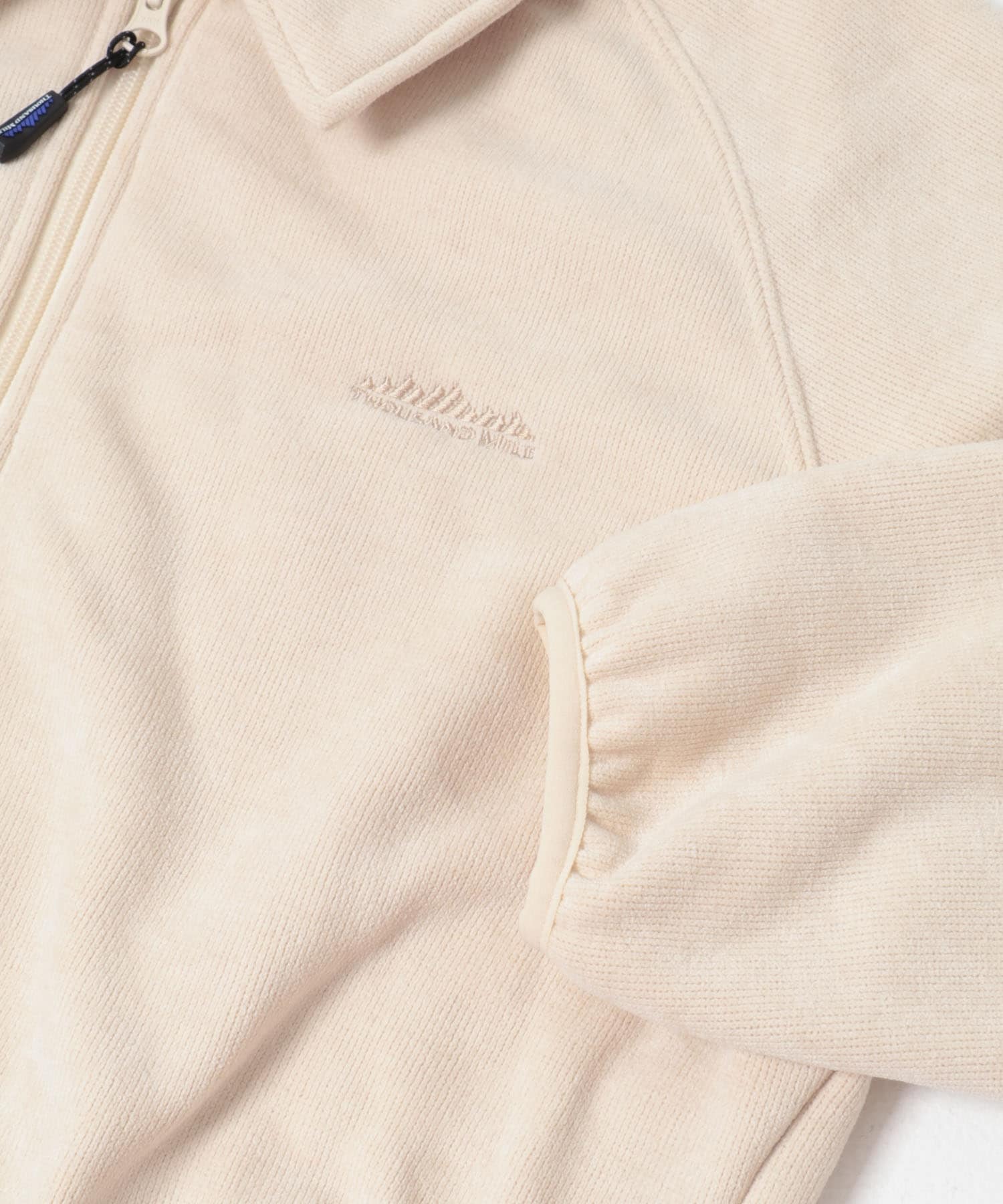 『別注』THOUSAND MILE×URBAN RESEARCH　KNIT FLEECE ZIP PARKA OFF WHITE Free