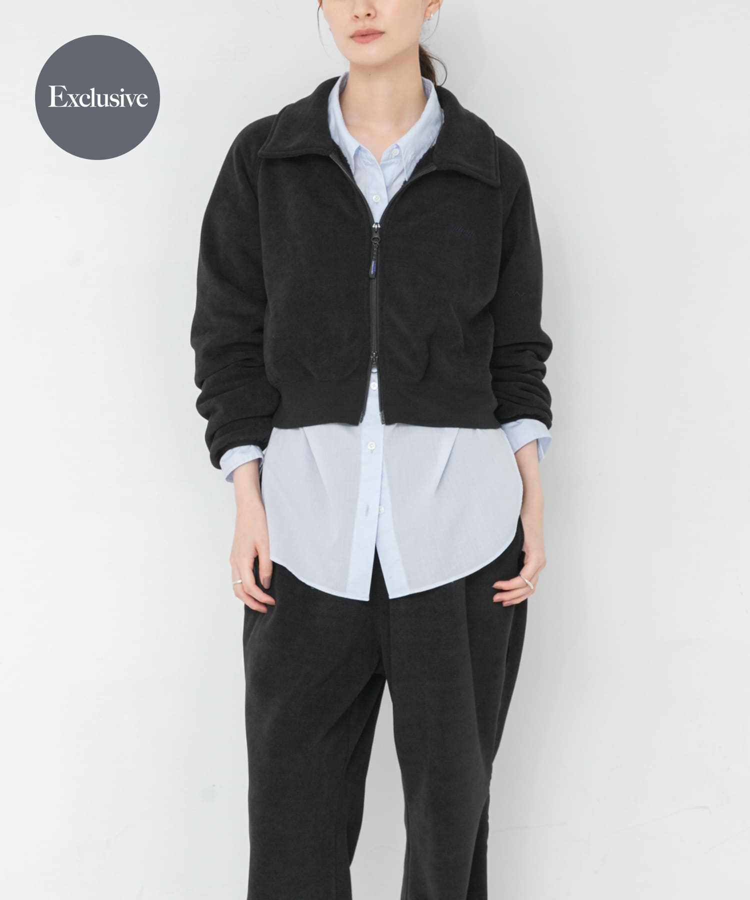 『別注』THOUSAND MILE×URBAN RESEARCH　KNIT FLEECE ZIP PARKA