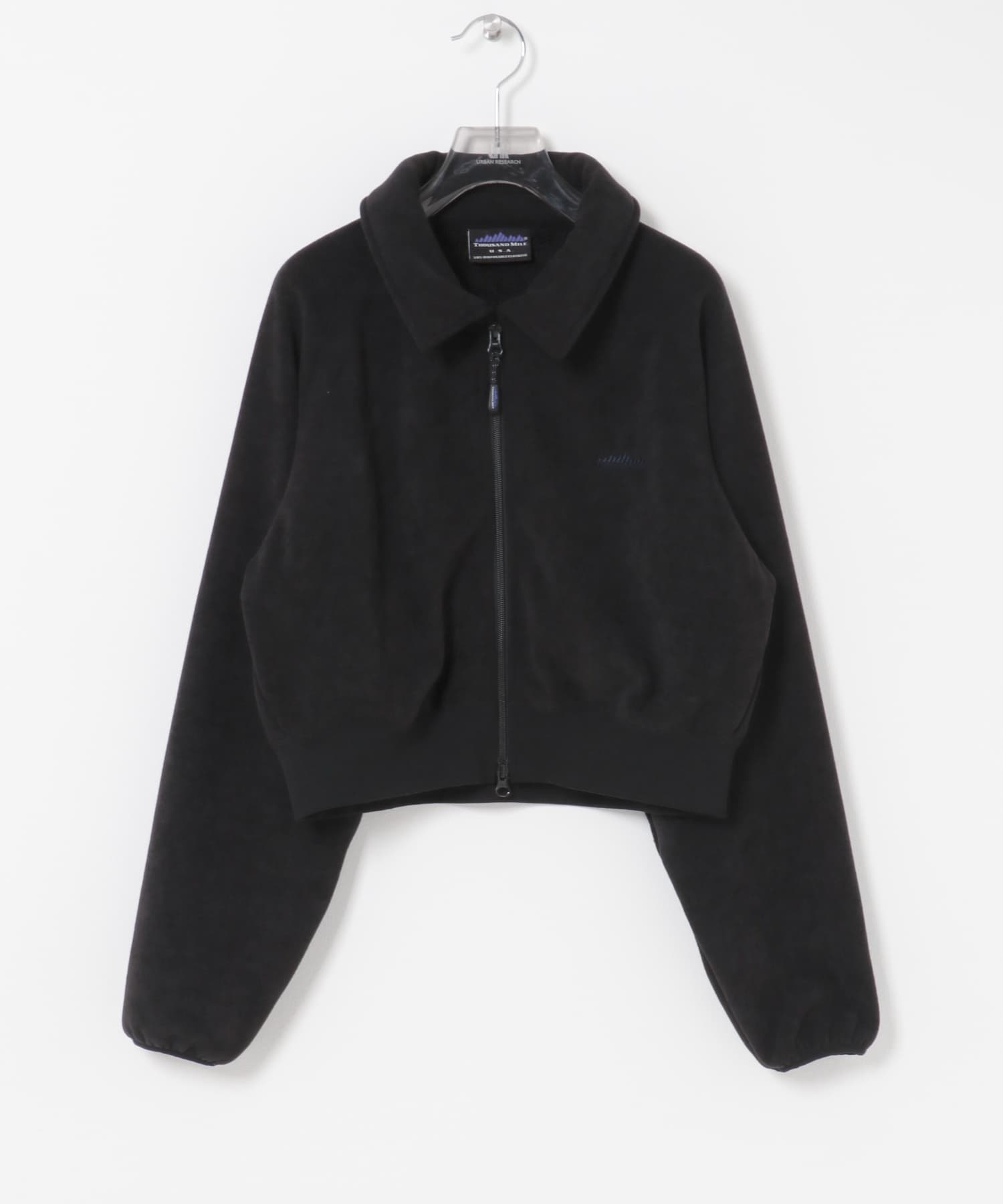 『別注』THOUSAND MILE×URBAN RESEARCH　KNIT FLEECE ZIP PARKA BLACK Free