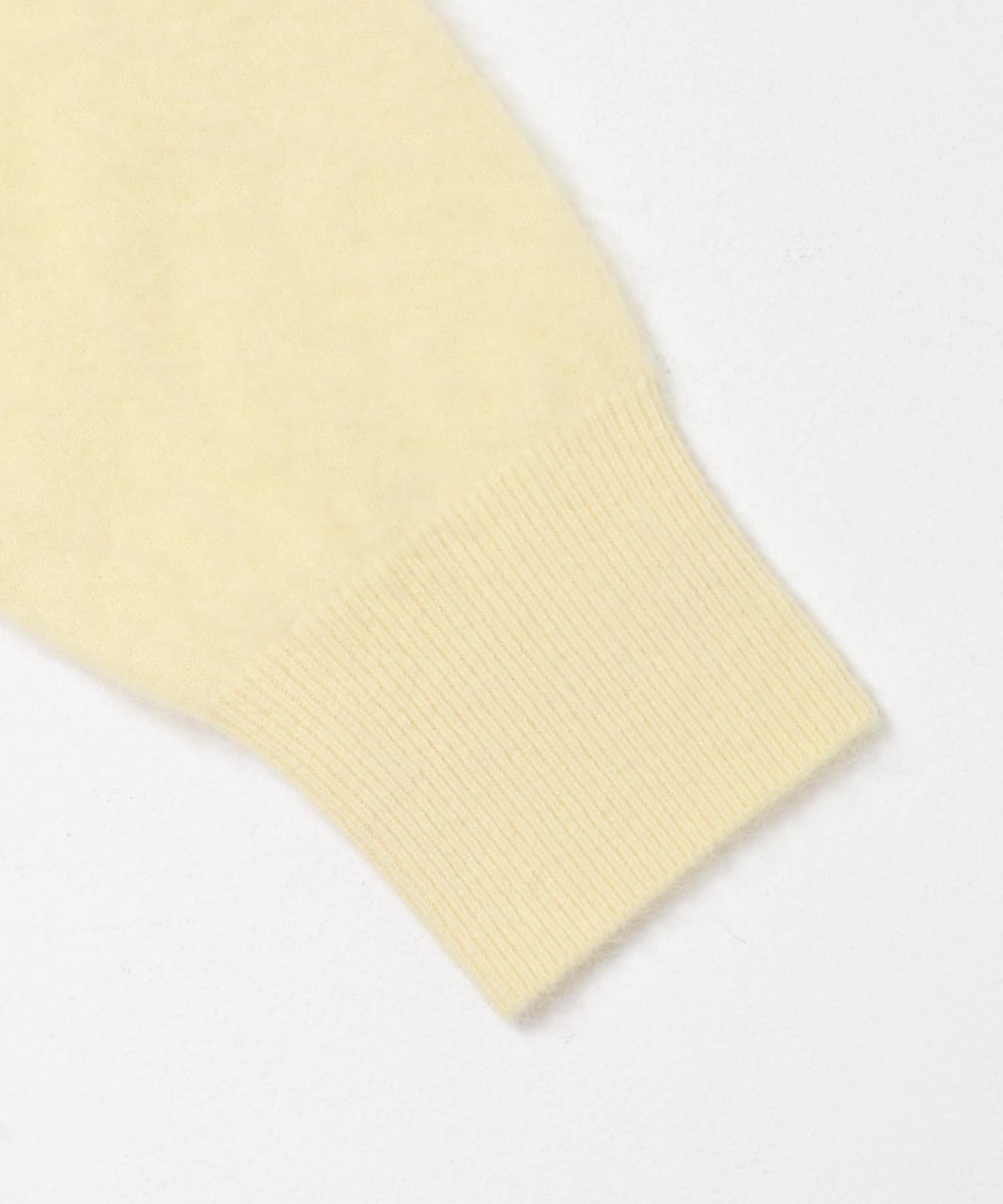 FUR WOOL ルーズニット YELLOW Free