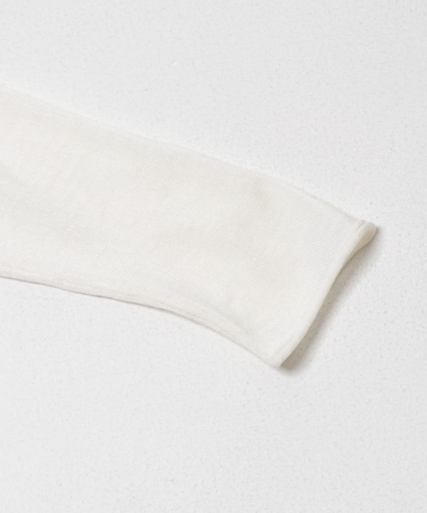 WOOL SILK TURTLENECK KNIT OFF WHITE Free