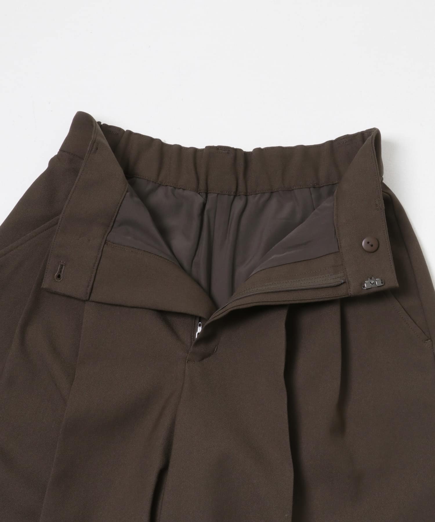 ウールツイルハーフパンツ BROWN 36