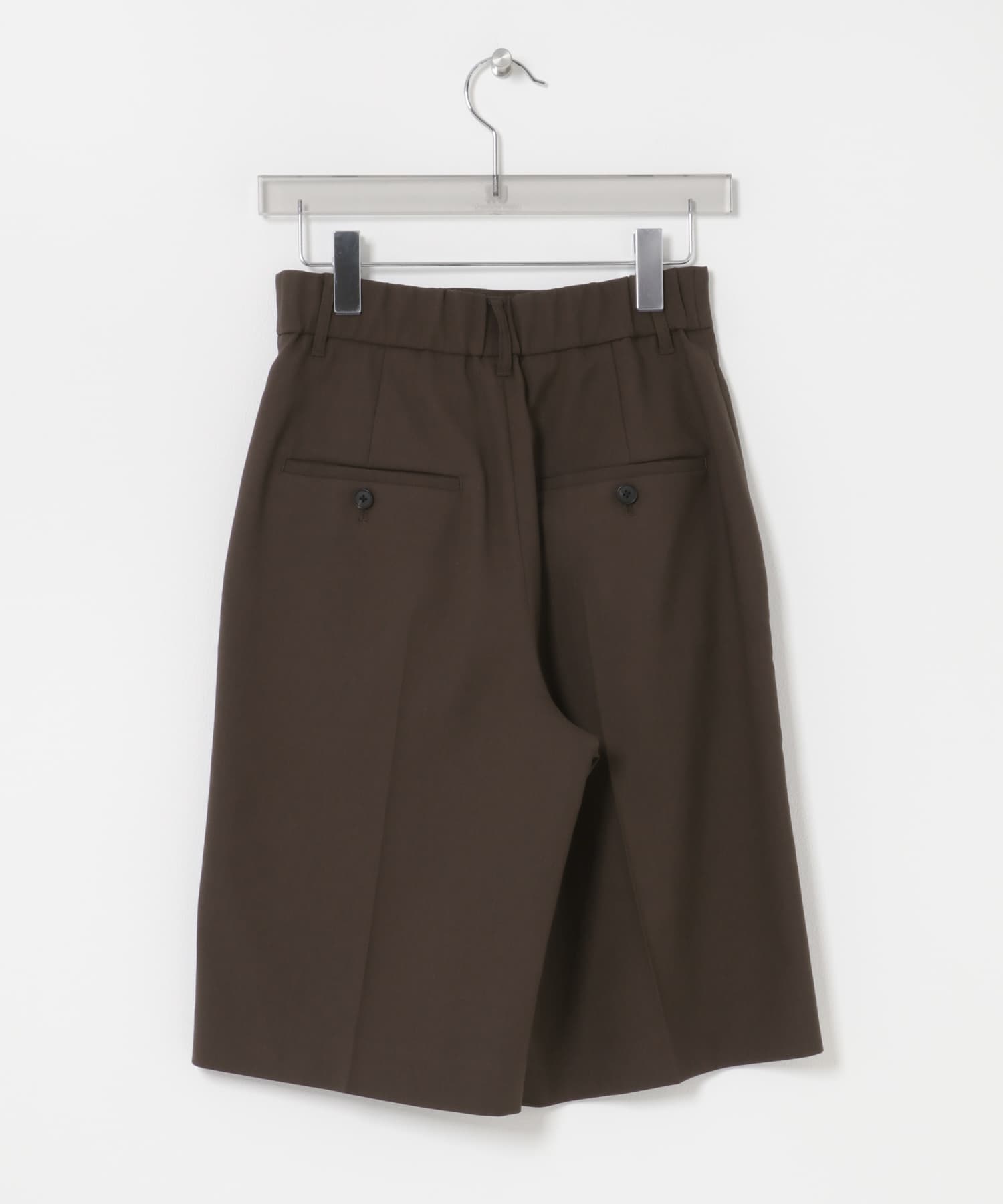 ウールツイルハーフパンツ BROWN 36