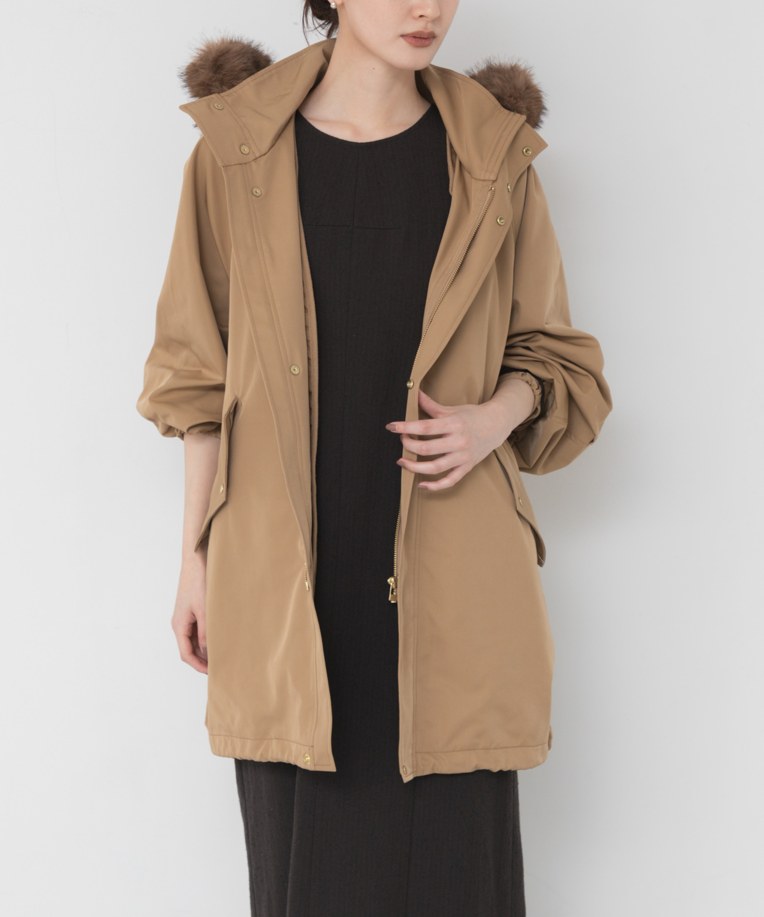 fred121 　BEAUTY&YOUTH モッズコート　ライナー付き 3WAYライナー付きモッズコート(Free BEIGE): アウター｜URBAN RESEARCH