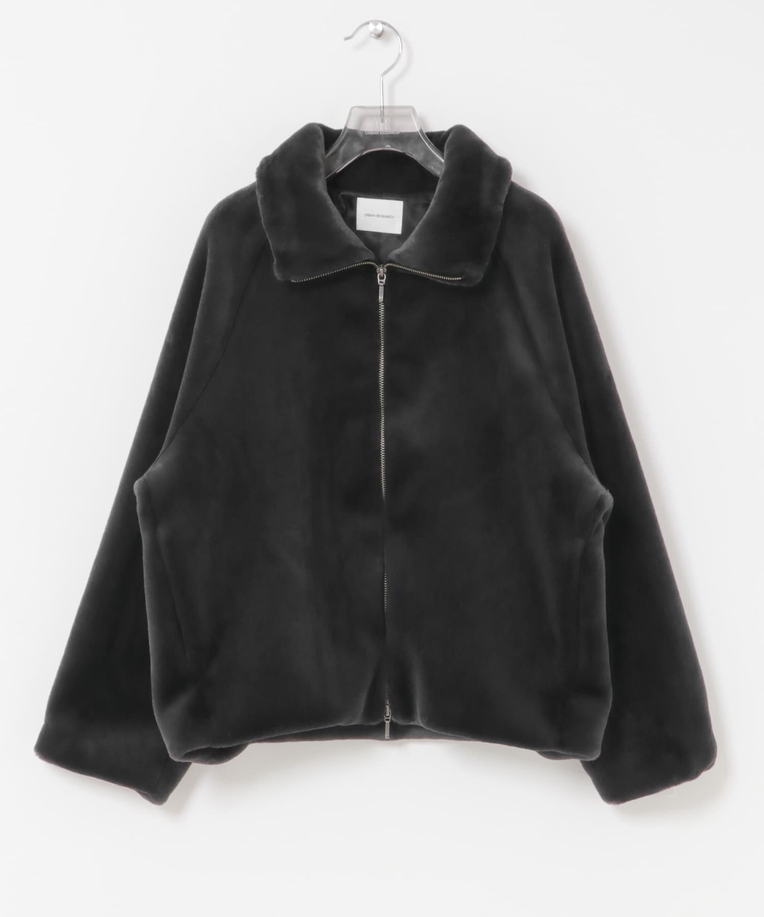 エコファーショートコート CHARCOAL Free