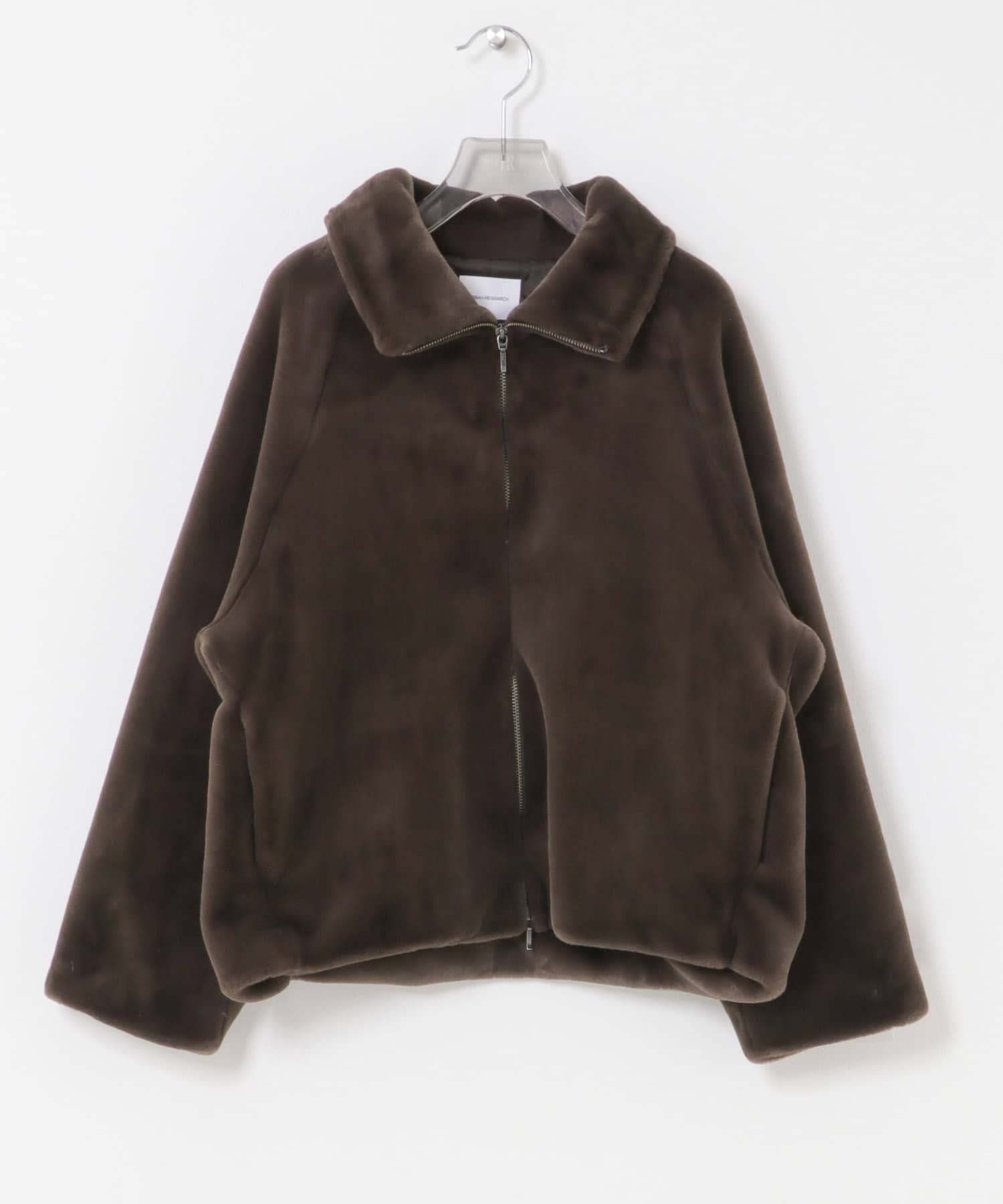 エコファーショートコート BROWN Free