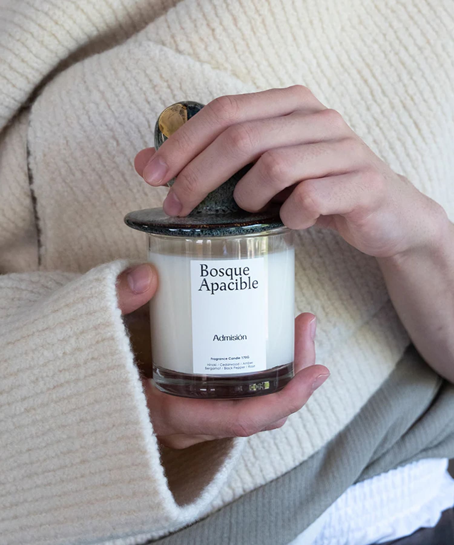 Admision　Fragrance Candle B Apacible -